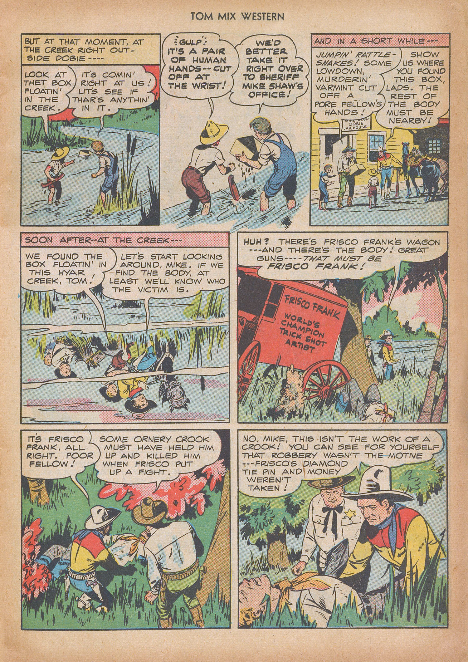Read online Tom Mix Western (1948) comic -  Issue #9 - 25
