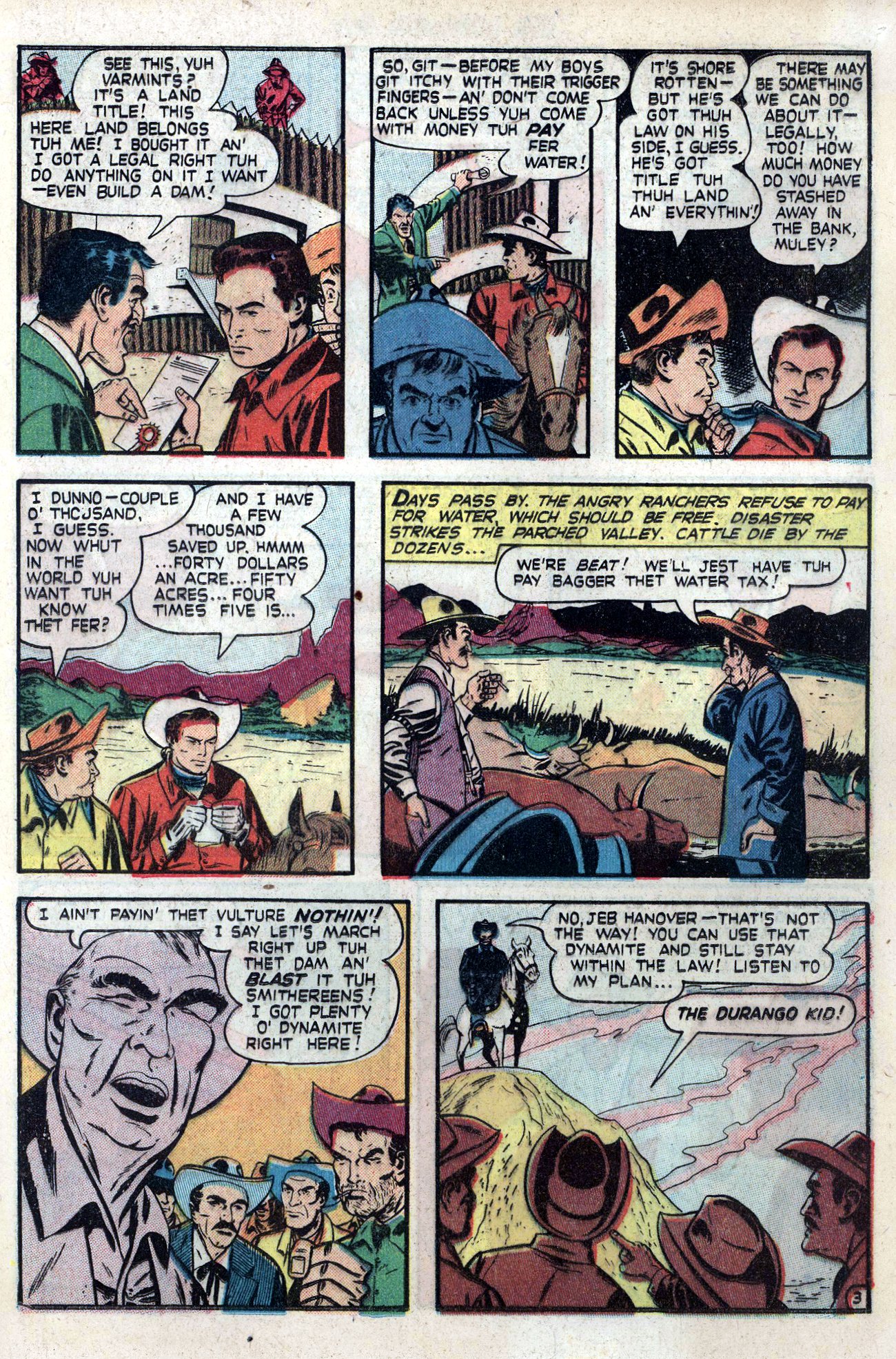 Read online Charles Starrett as The Durango Kid comic -  Issue #9 - 13