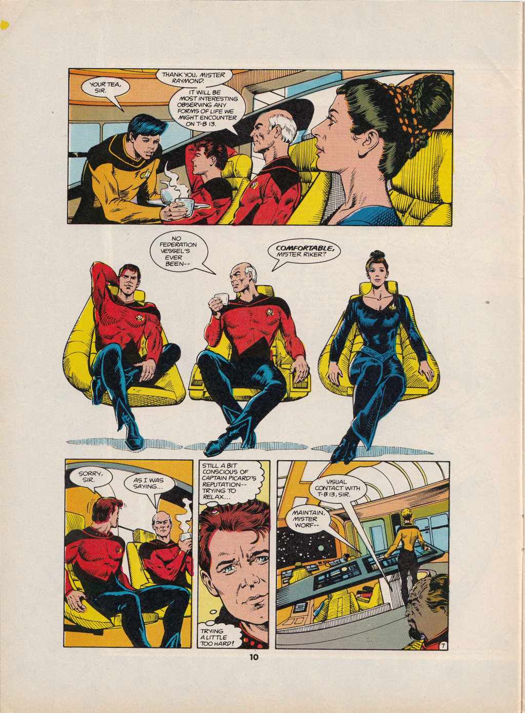 Read online Star Trek The Next Generation (1990) comic -  Issue #1 - 10