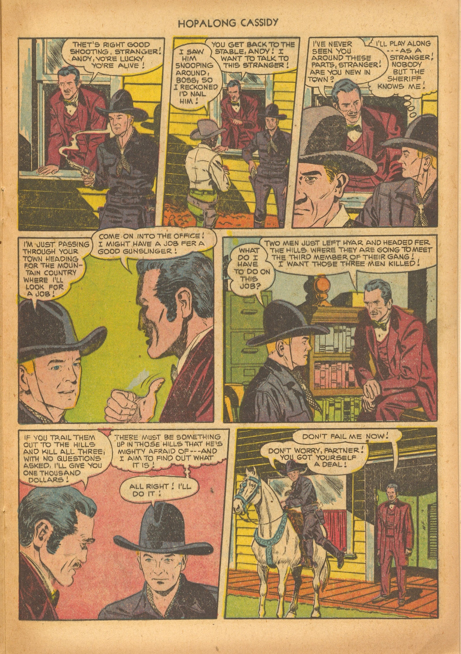 Read online Hopalong Cassidy comic -  Issue #69 - 17
