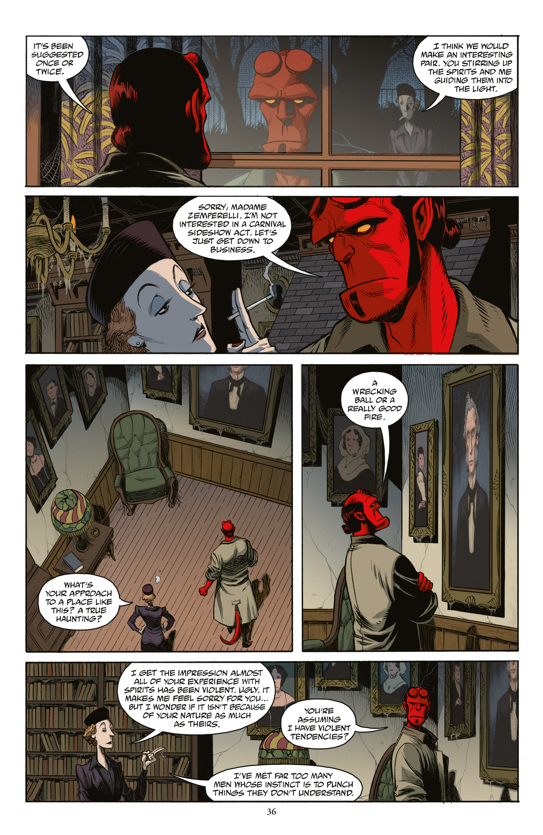 Read online Hellboy and the B.P.R.D.: The Secret of Chesbro House & Others comic -  Issue # TPB (Part 1) - 36