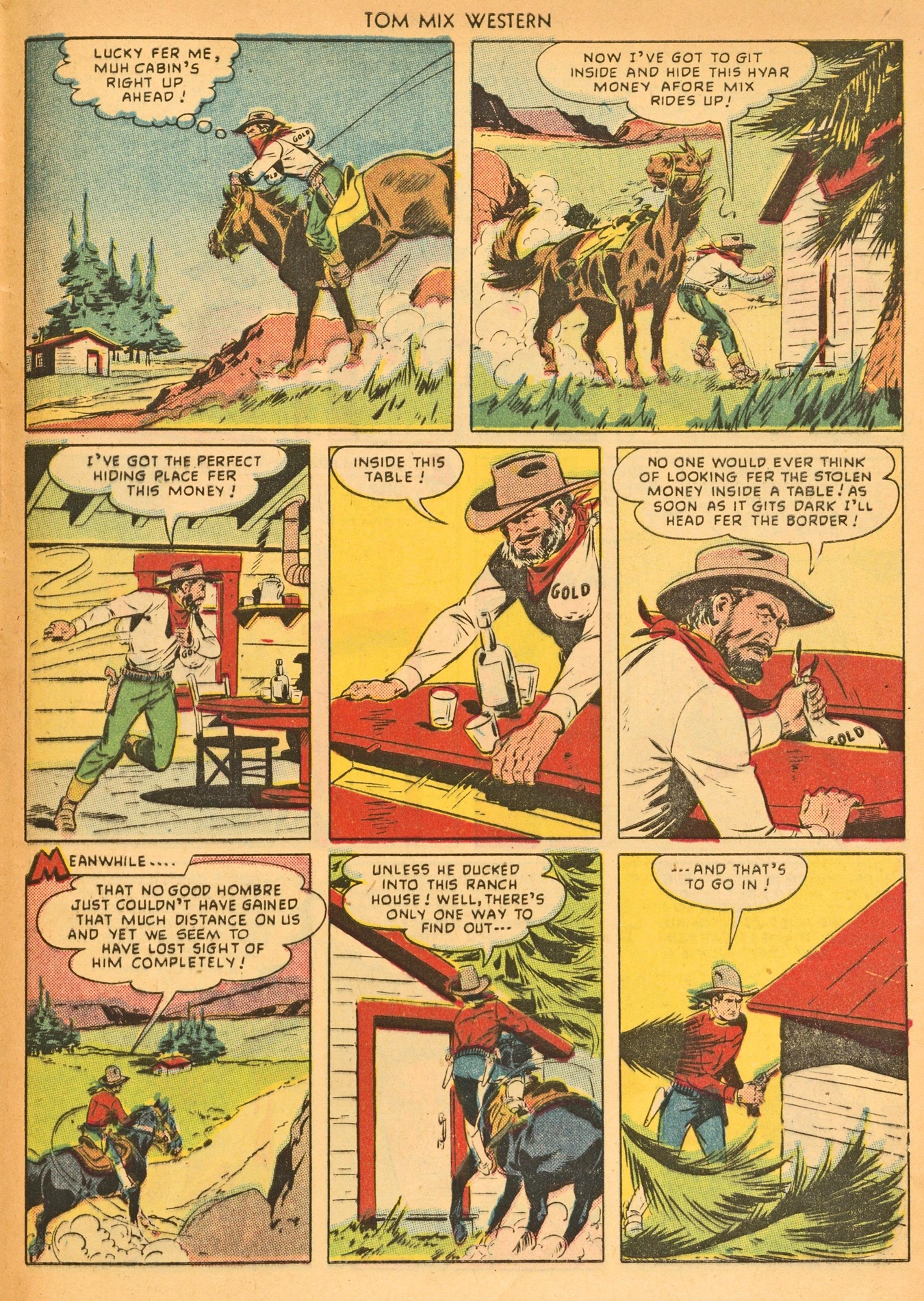 Read online Tom Mix Western (1948) comic -  Issue #22 - 29
