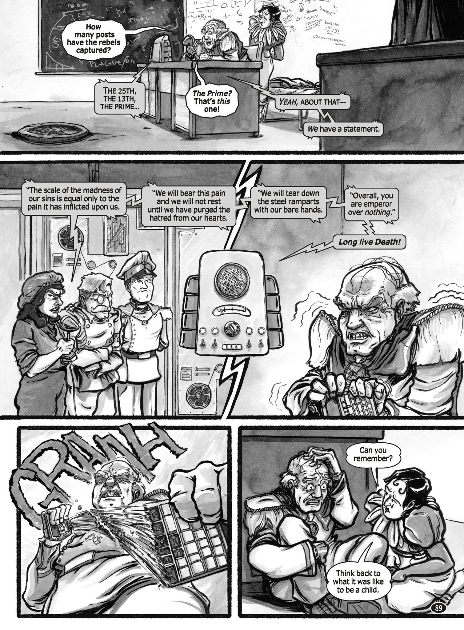 Read online Death Strikes: The Emperor of Atlantis comic -  Issue # TPB - 86