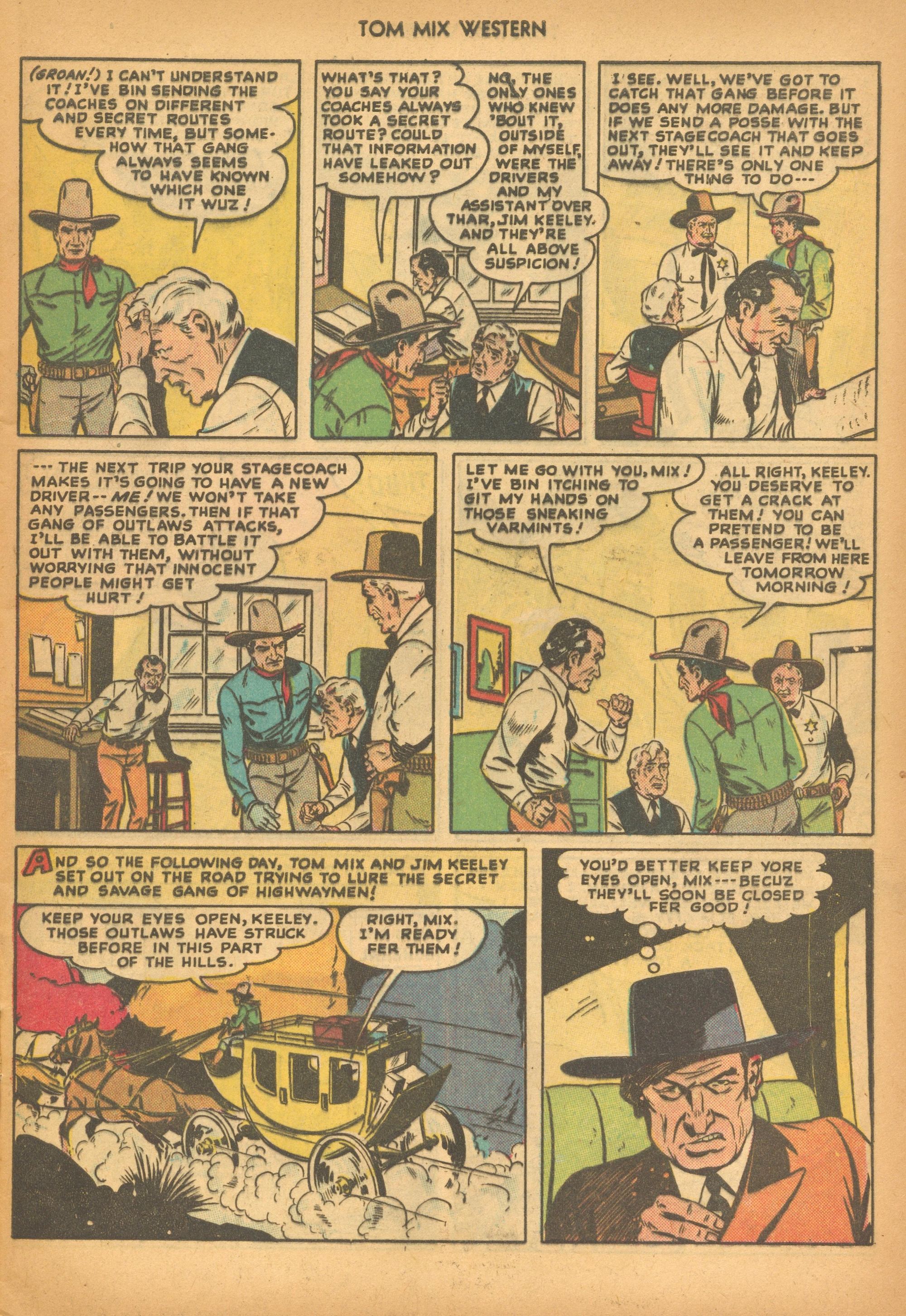 Read online Tom Mix Western (1948) comic -  Issue #16 - 5