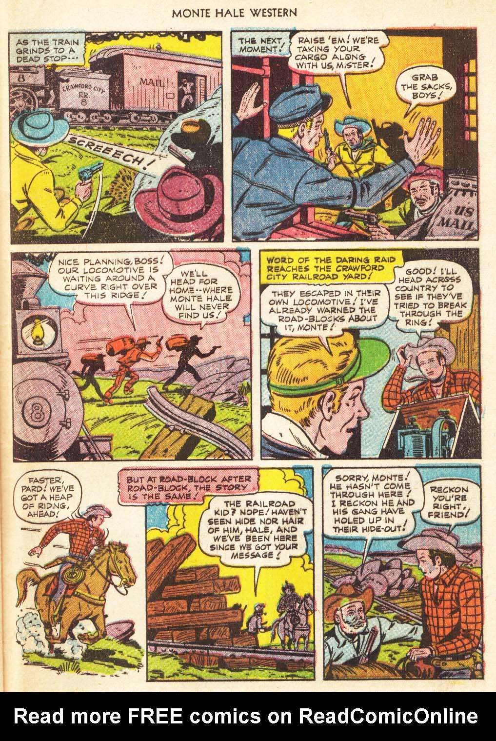 Read online Monte Hale Western comic -  Issue #56 - 44