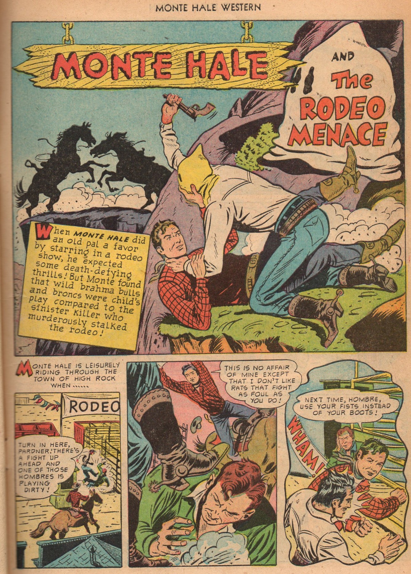 Read online Monte Hale Western comic -  Issue #51 - 19