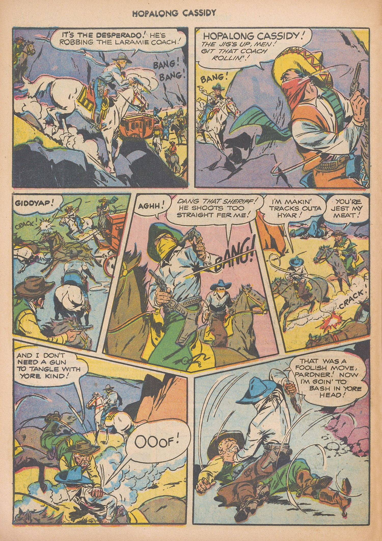 Read online Hopalong Cassidy comic -  Issue #8 - 42