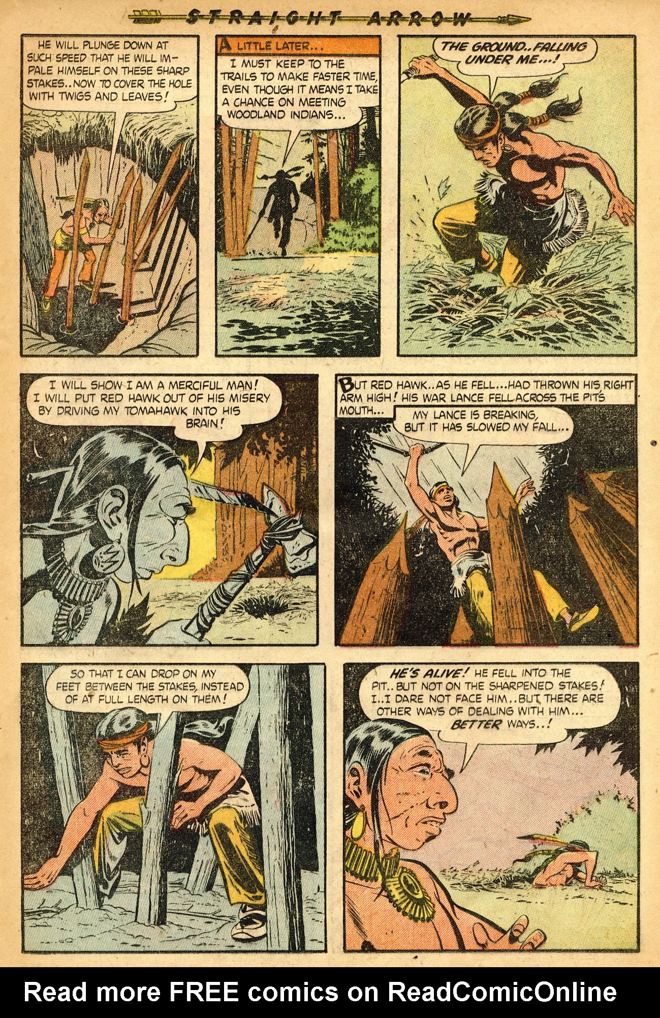 Read online Straight Arrow comic -  Issue #9 - 21