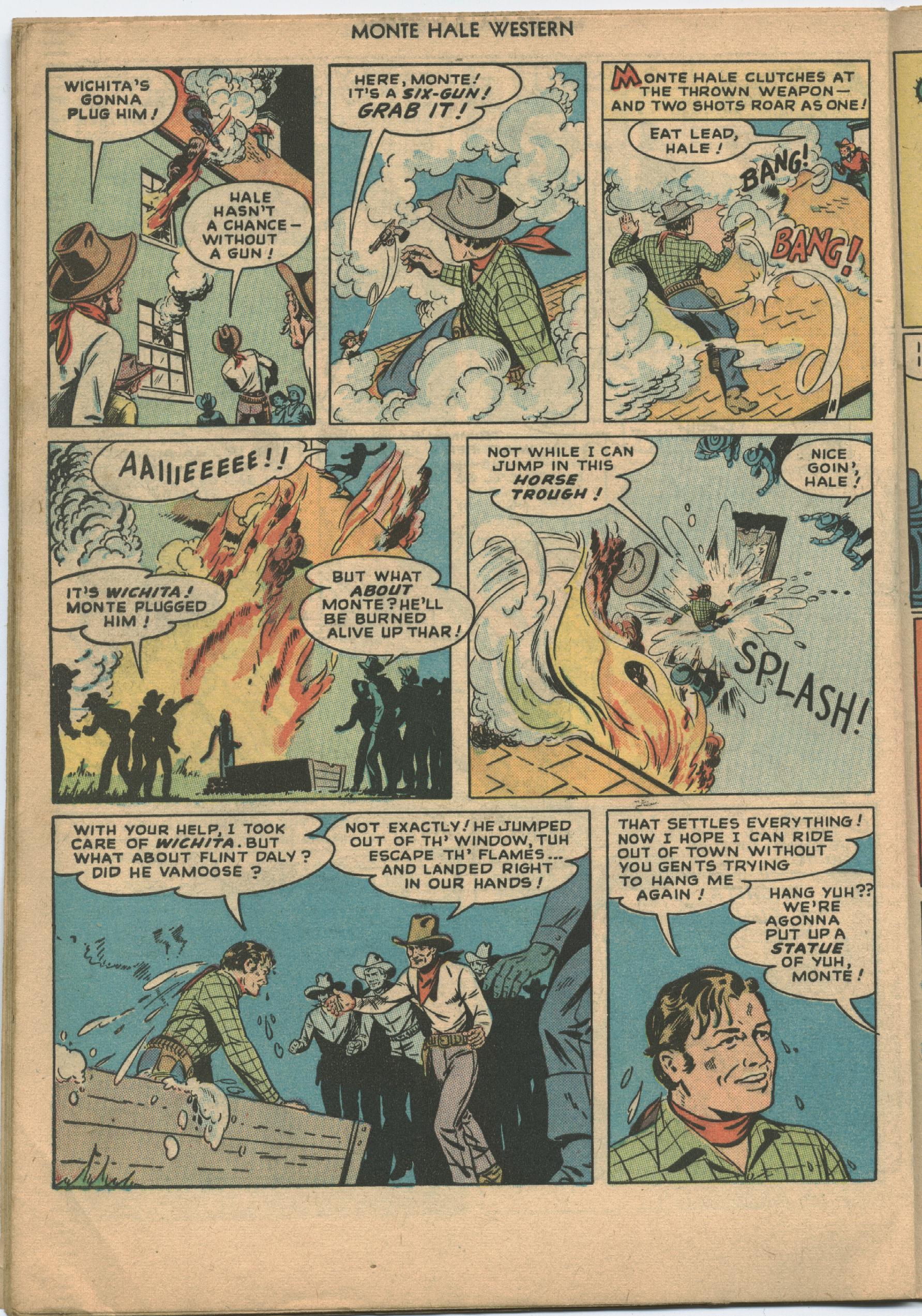 Read online Monte Hale Western comic -  Issue #29 - 32
