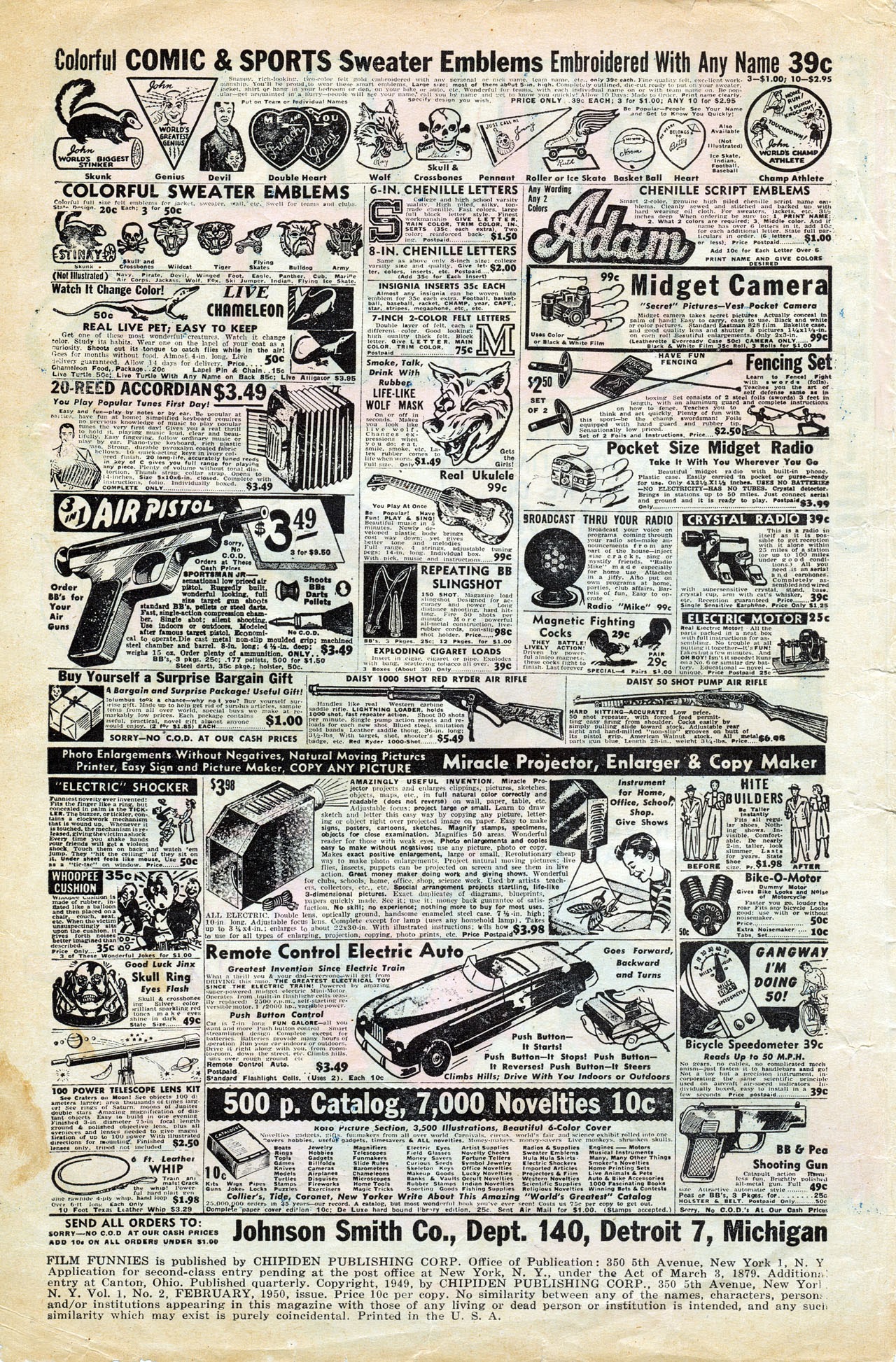 Read online Film Funnies comic -  Issue #2 - 2