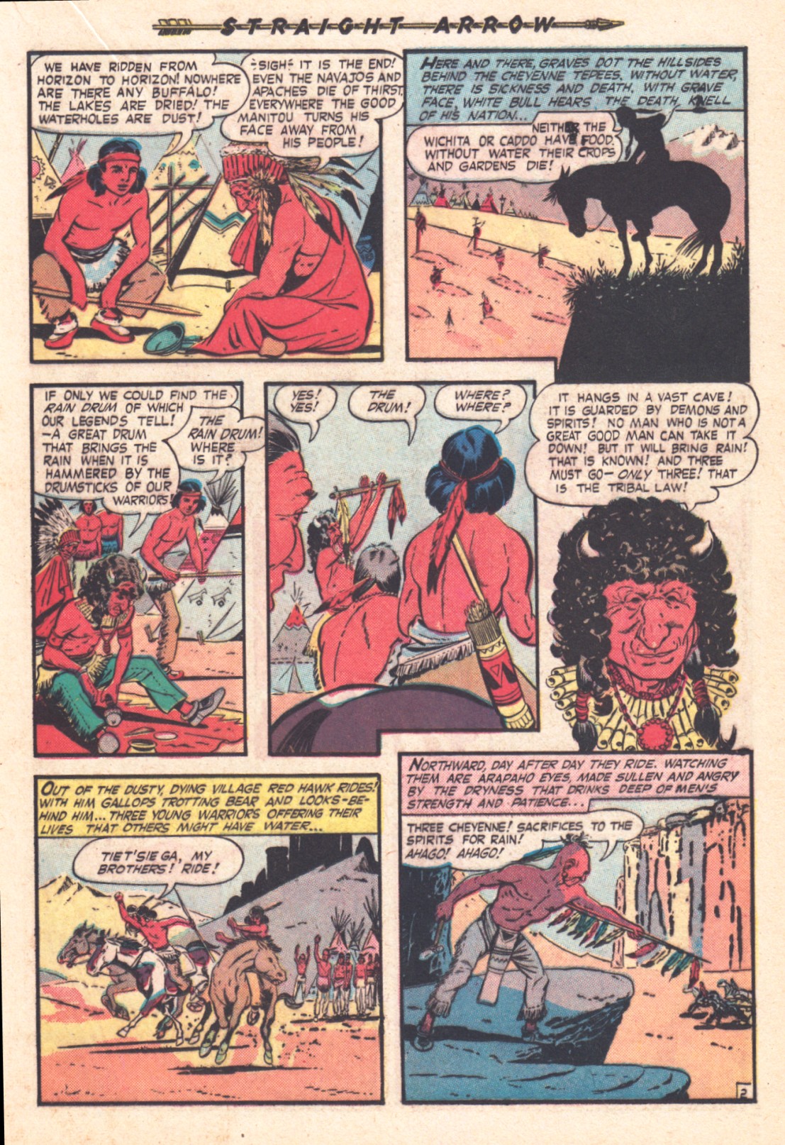 Read online Straight Arrow comic -  Issue #5 - 19