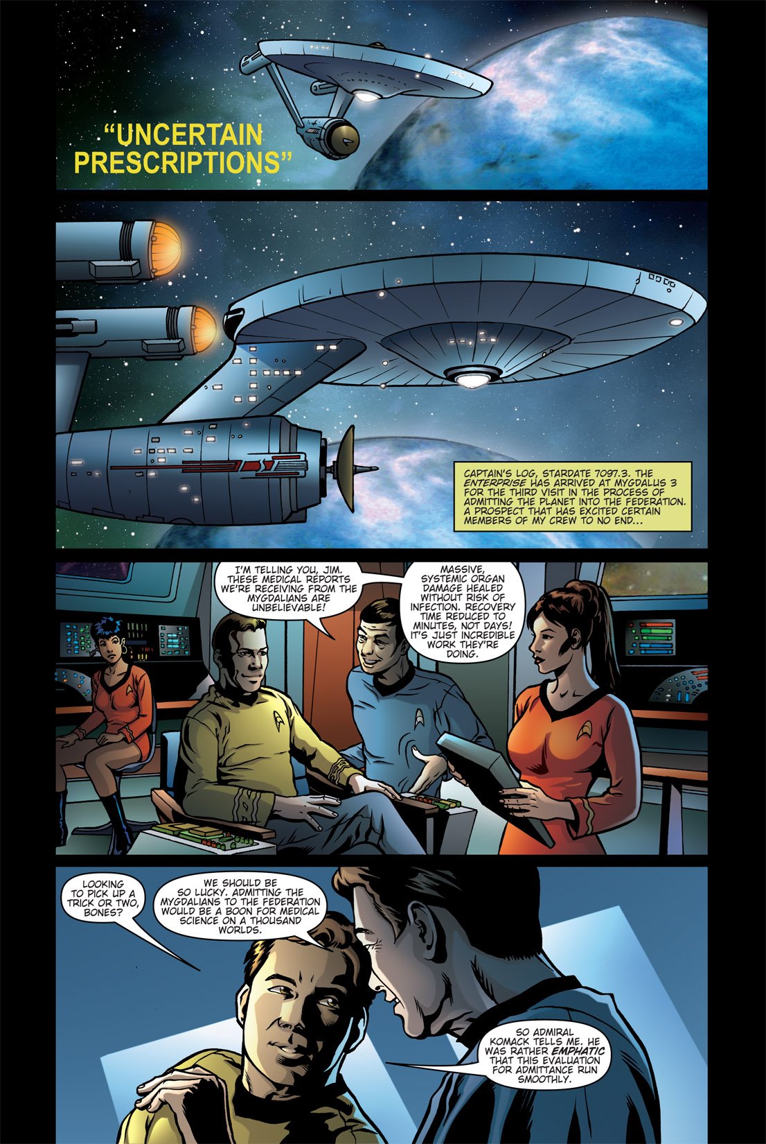 Read online Star Trek: Burden of Knowledge comic -  Issue #1 - 6