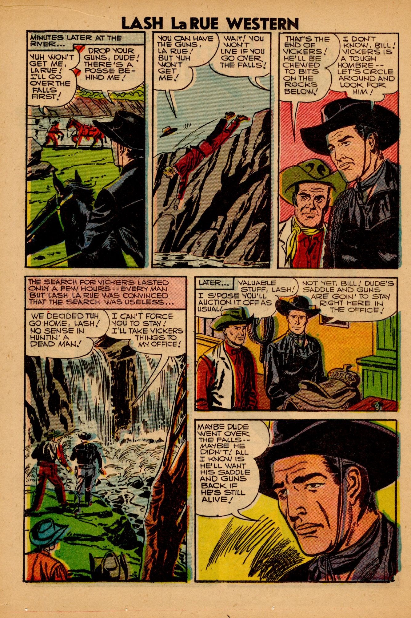 Read online Lash Larue Western (1949) comic -  Issue #63 - 24