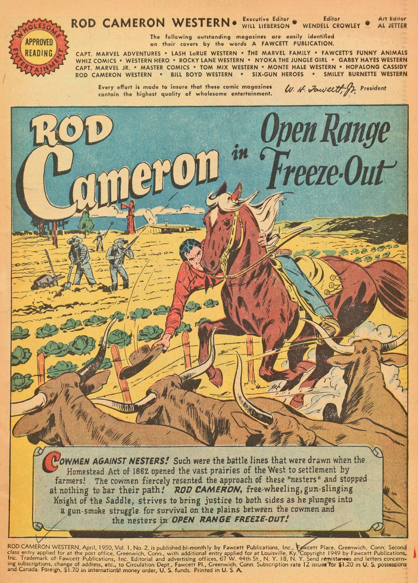 Read online Rod Cameron Western comic -  Issue #2 - 3
