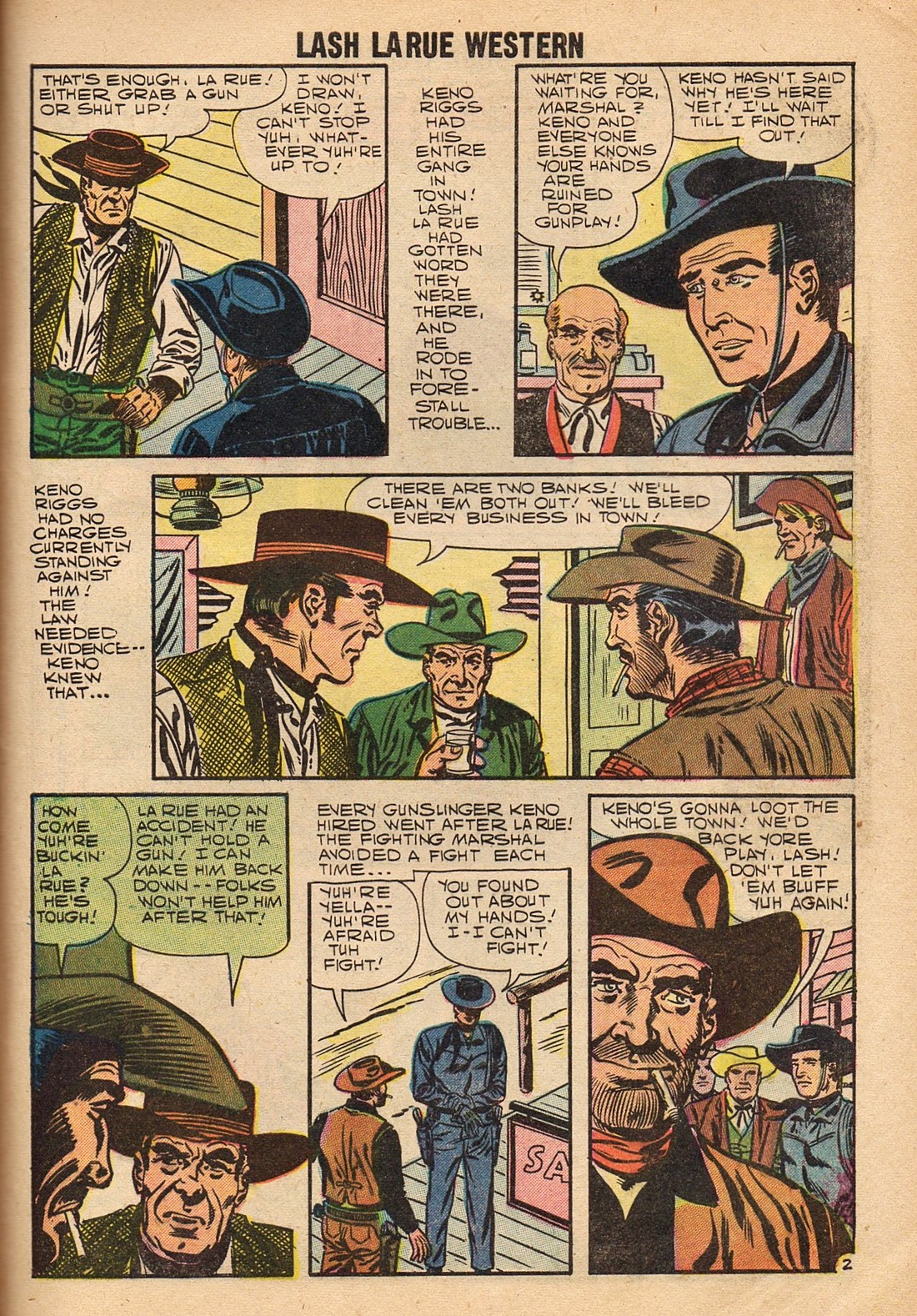 Read online Lash Larue Western (1949) comic -  Issue #67 - 55