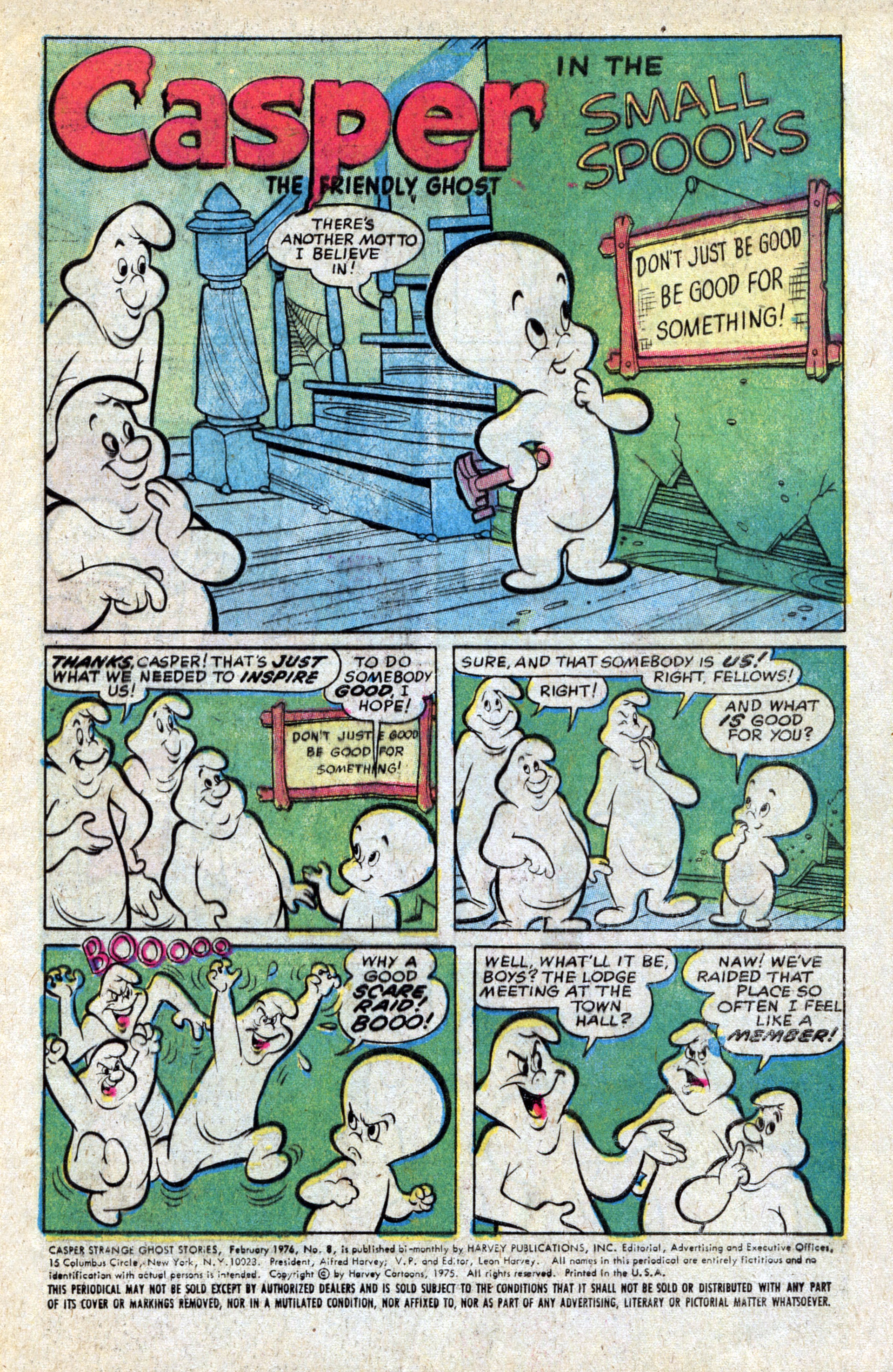 Read online Casper Strange Ghost Stories comic -  Issue #8 - 5