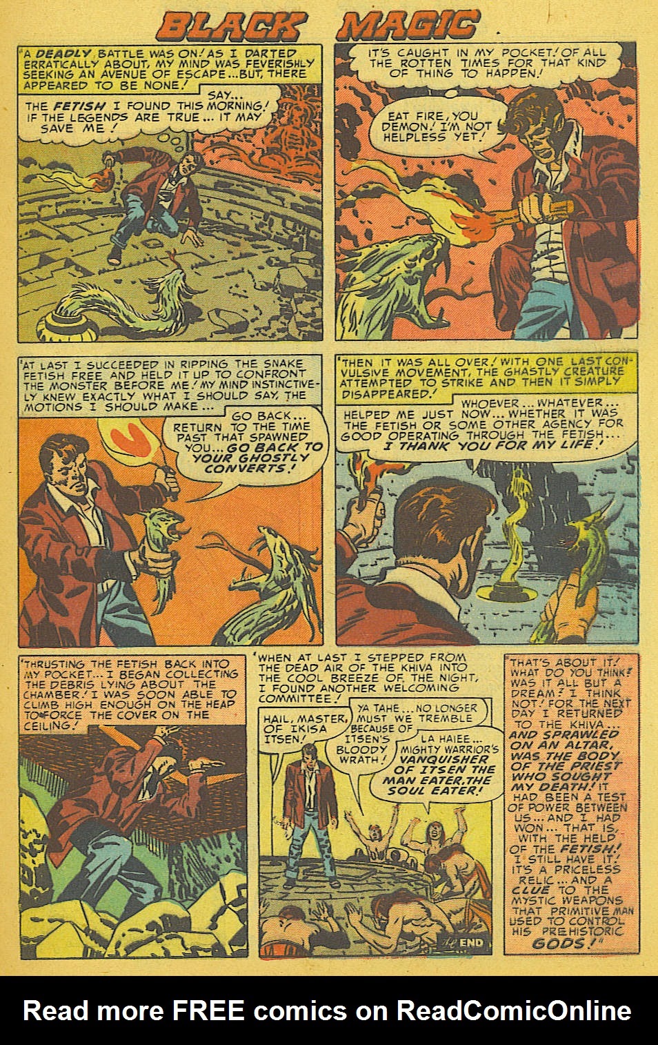 Read online Black Magic (1950) comic -  Issue #21 - 8