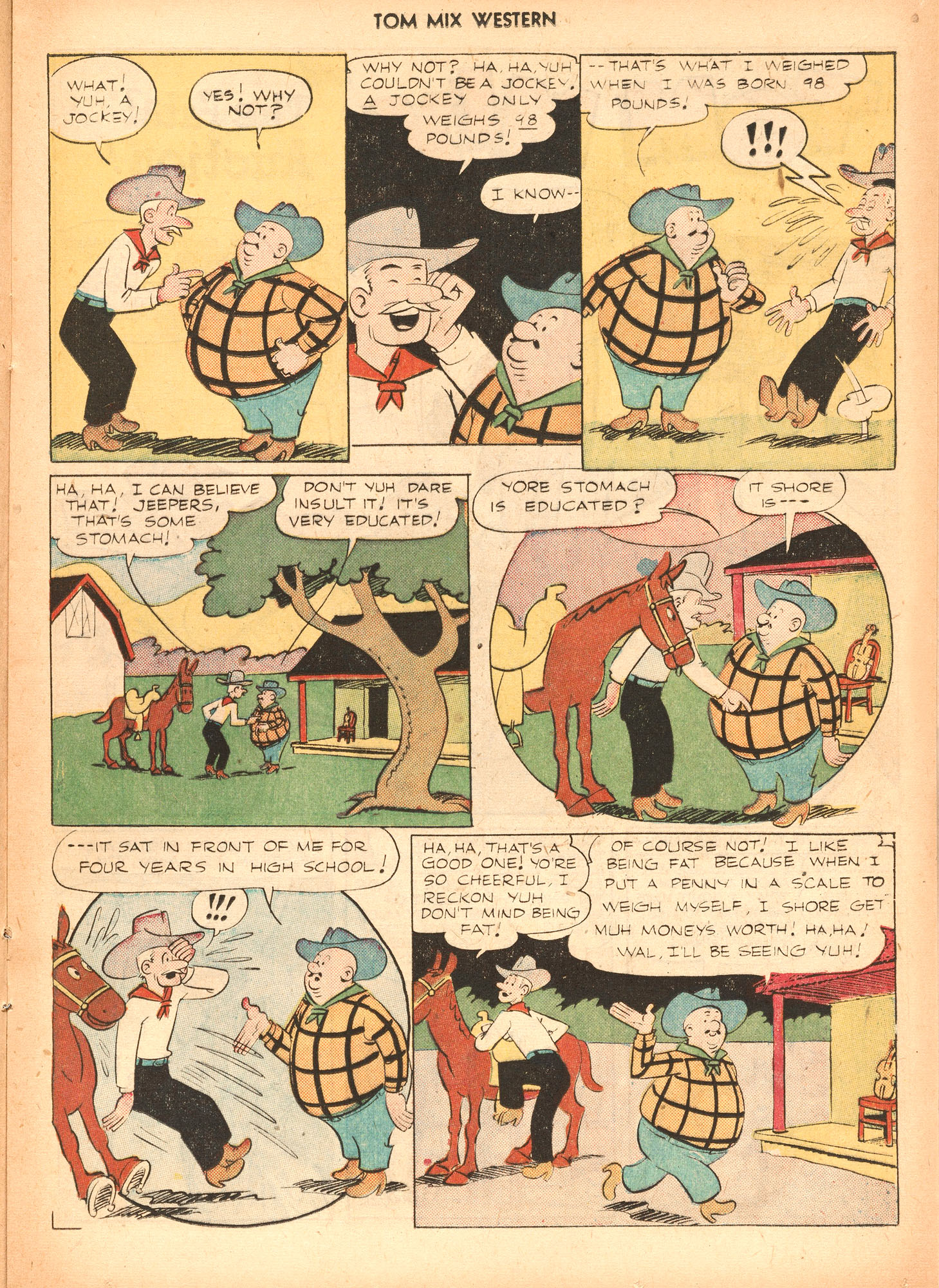 Read online Tom Mix Western (1948) comic -  Issue #40 - 25