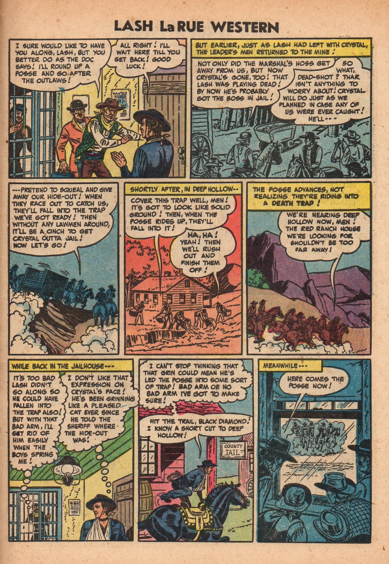 Read online Lash Larue Western (1949) comic -  Issue #49 - 29