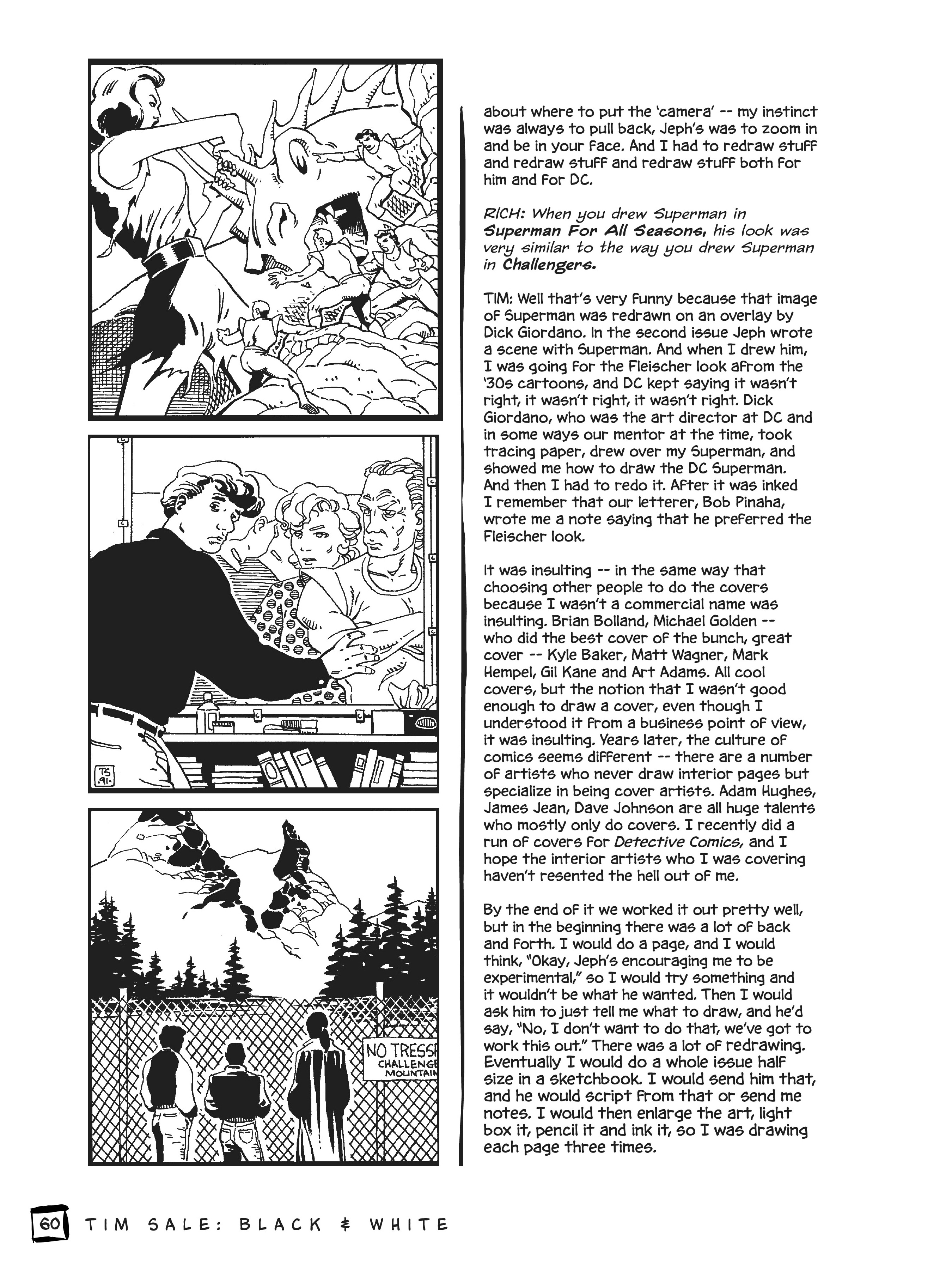 Read online Drawing Heroes in the Backyard: Tim Sale Black and White, Revised and Expanded comic -  Issue # TPB (Part 1) - 49