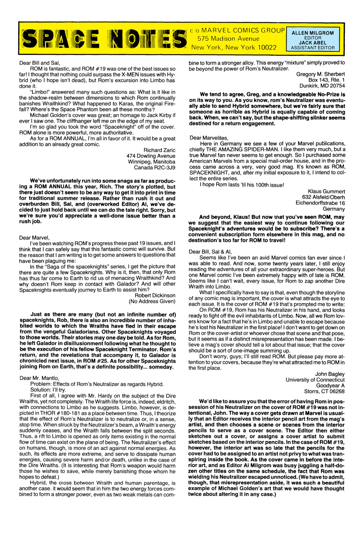 Read online Rom: The Original Marvel Years Omnibus comic -  Issue # TPB (Part 6) - 51