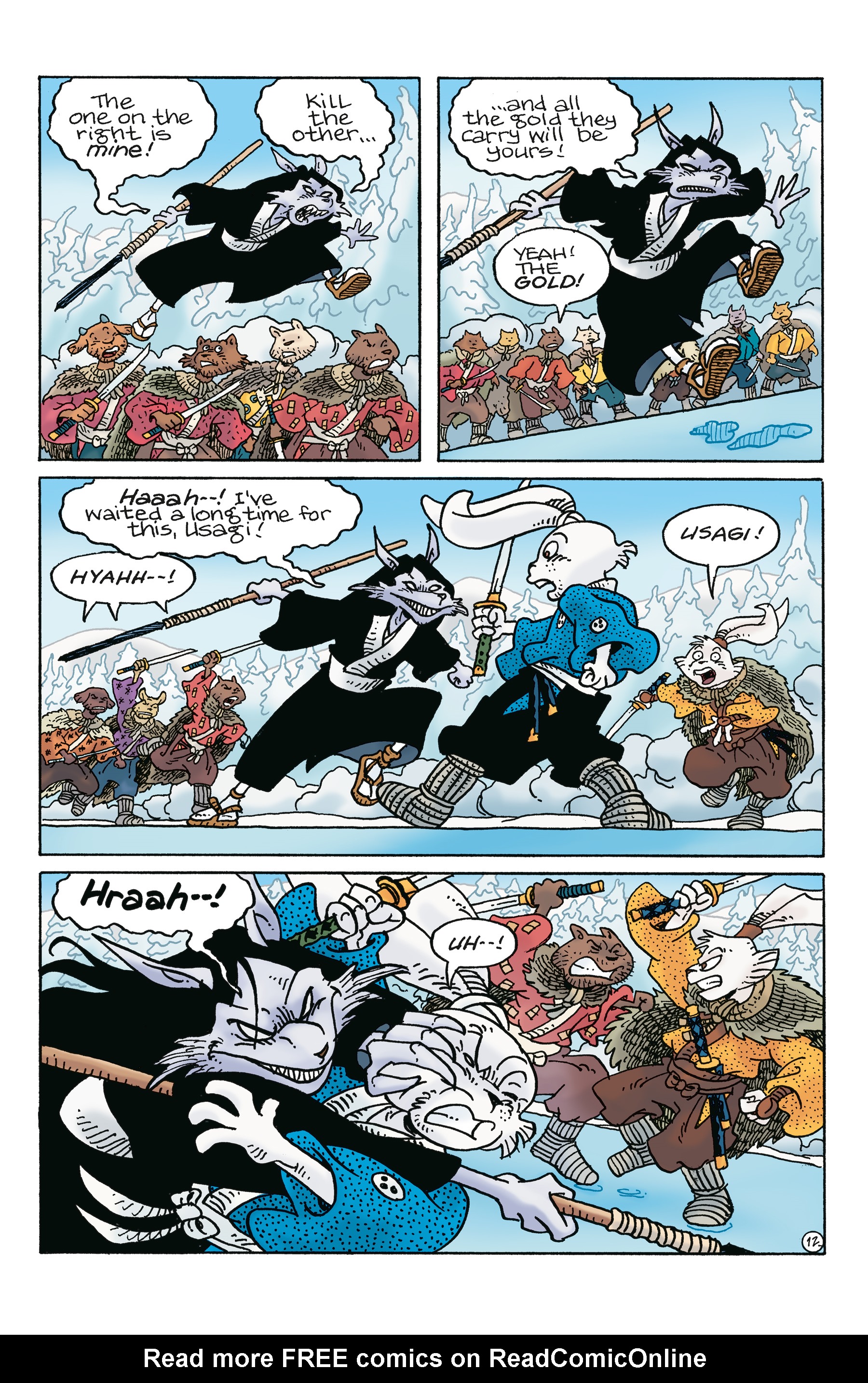 Read online Usagi Yojimbo: Ice and Snow comic -  Issue #4 - 14