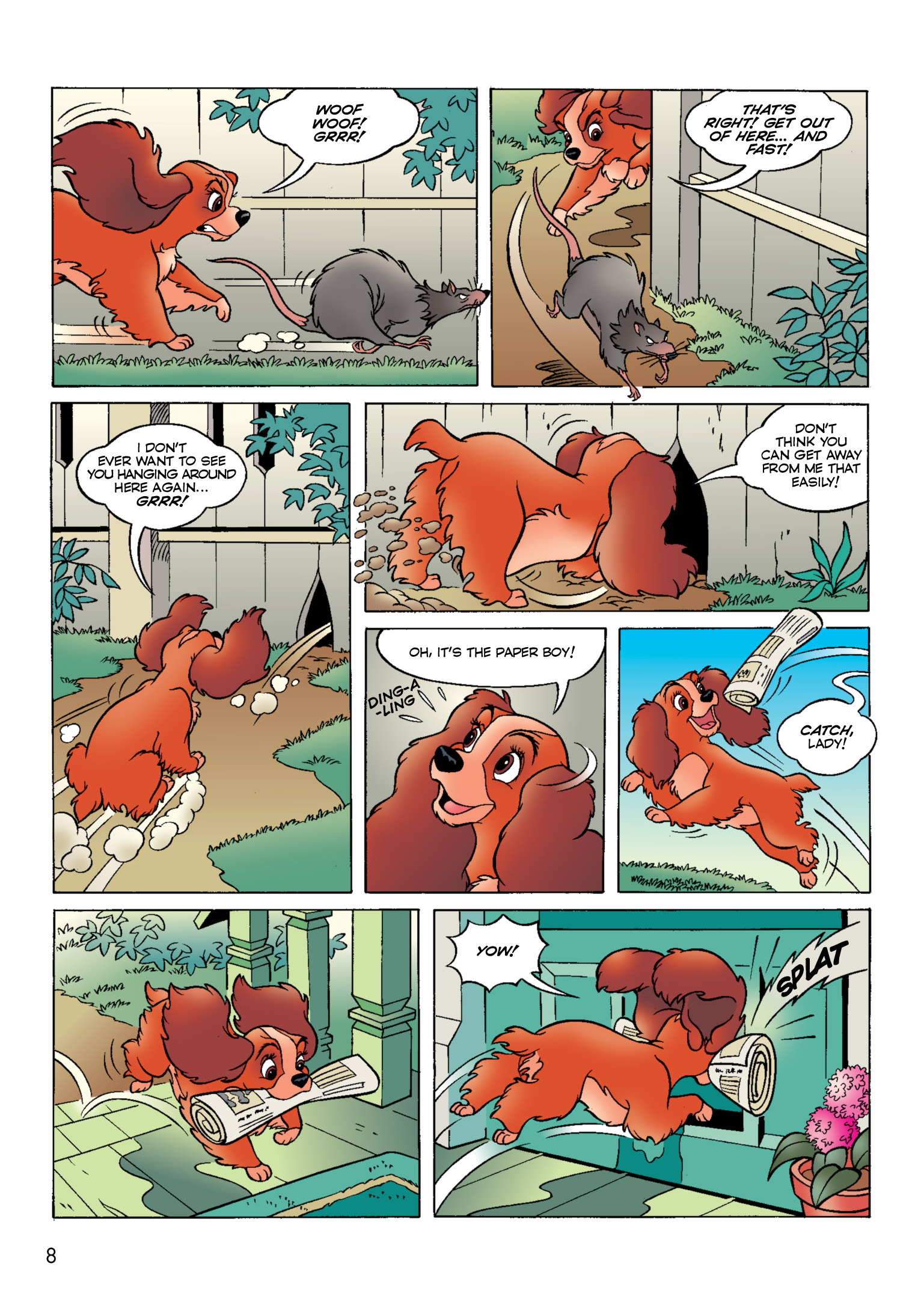 Read online Disney Lady and the Tramp: The Story of the Movie in Comics comic -  Issue # Full - 9