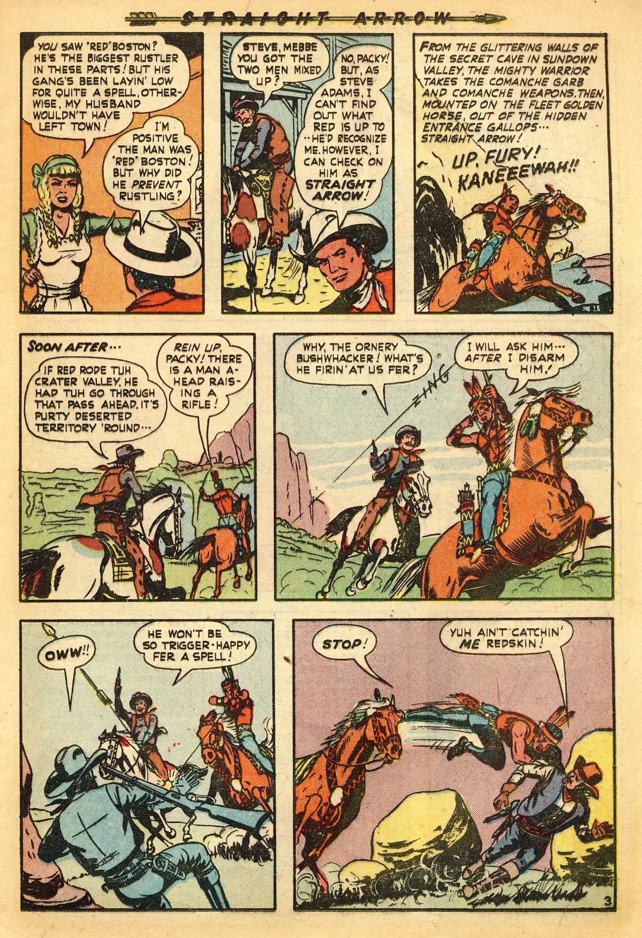 Read online Straight Arrow comic -  Issue #16 - 13