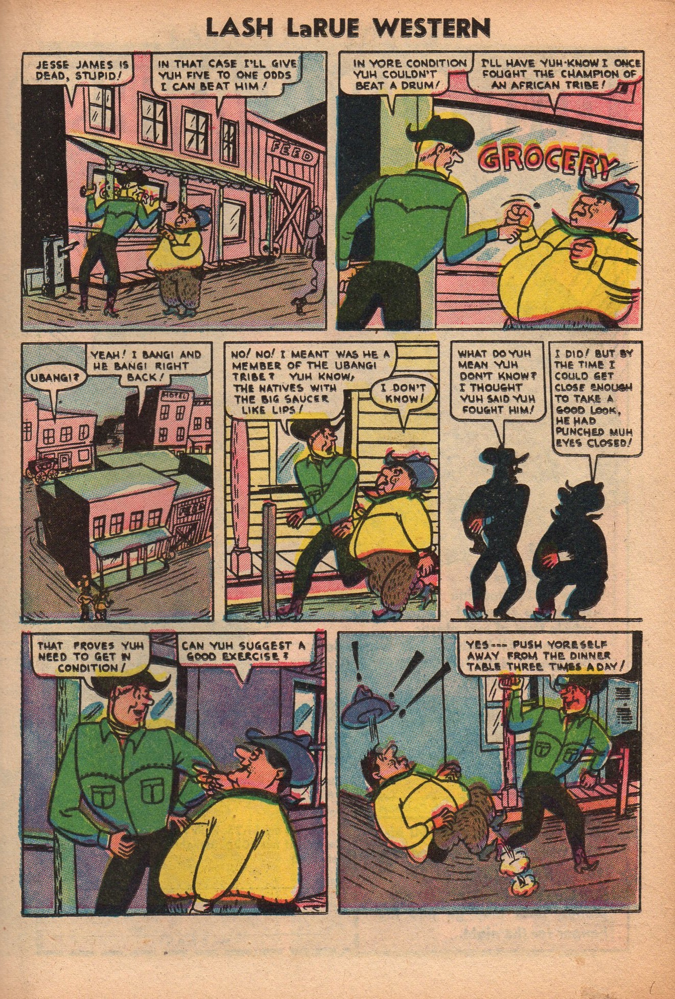 Read online Lash Larue Western (1949) comic -  Issue #61 - 21