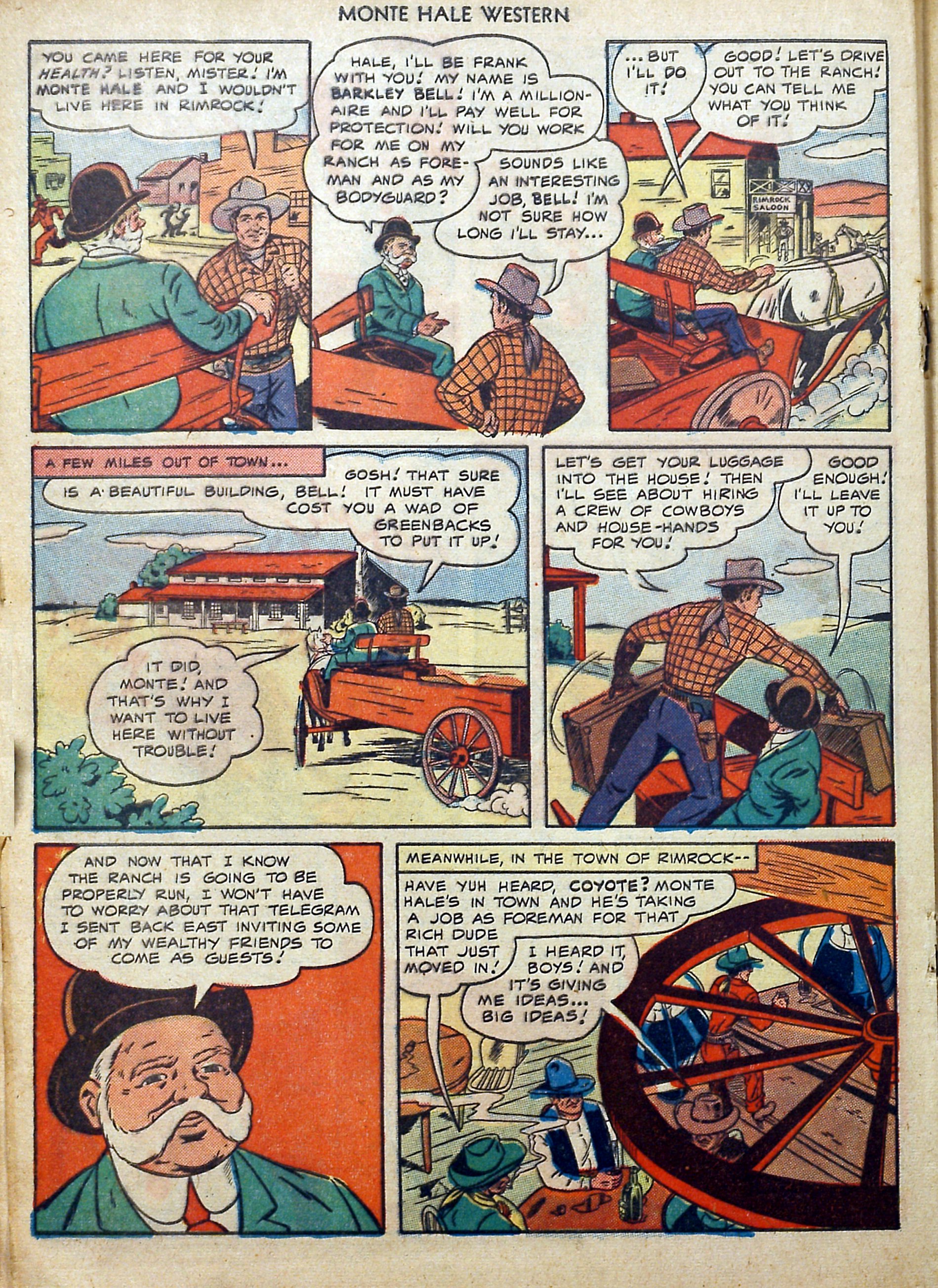 Read online Monte Hale Western comic -  Issue #40 - 28