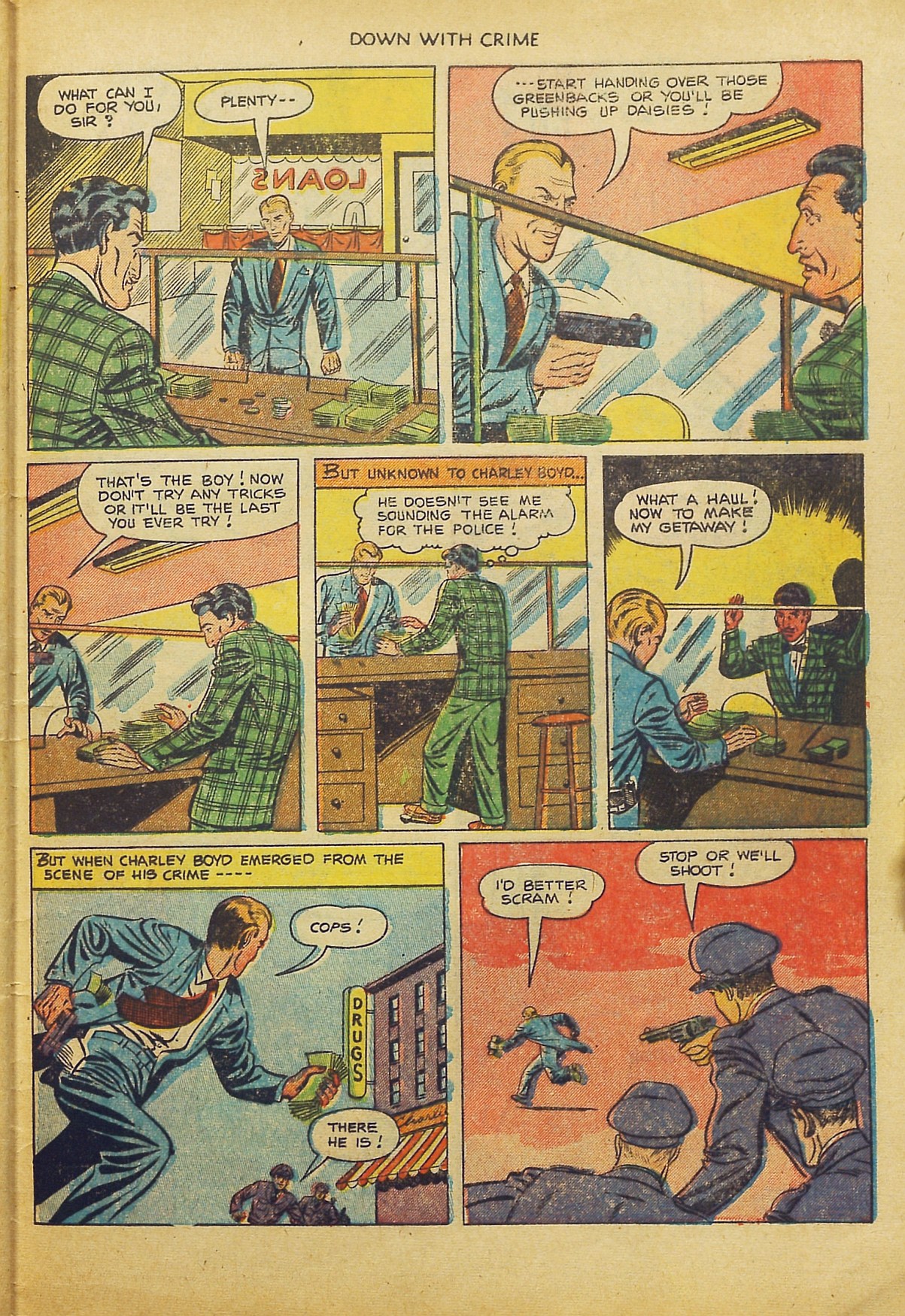 Read online Down With Crime comic -  Issue #4 - 33