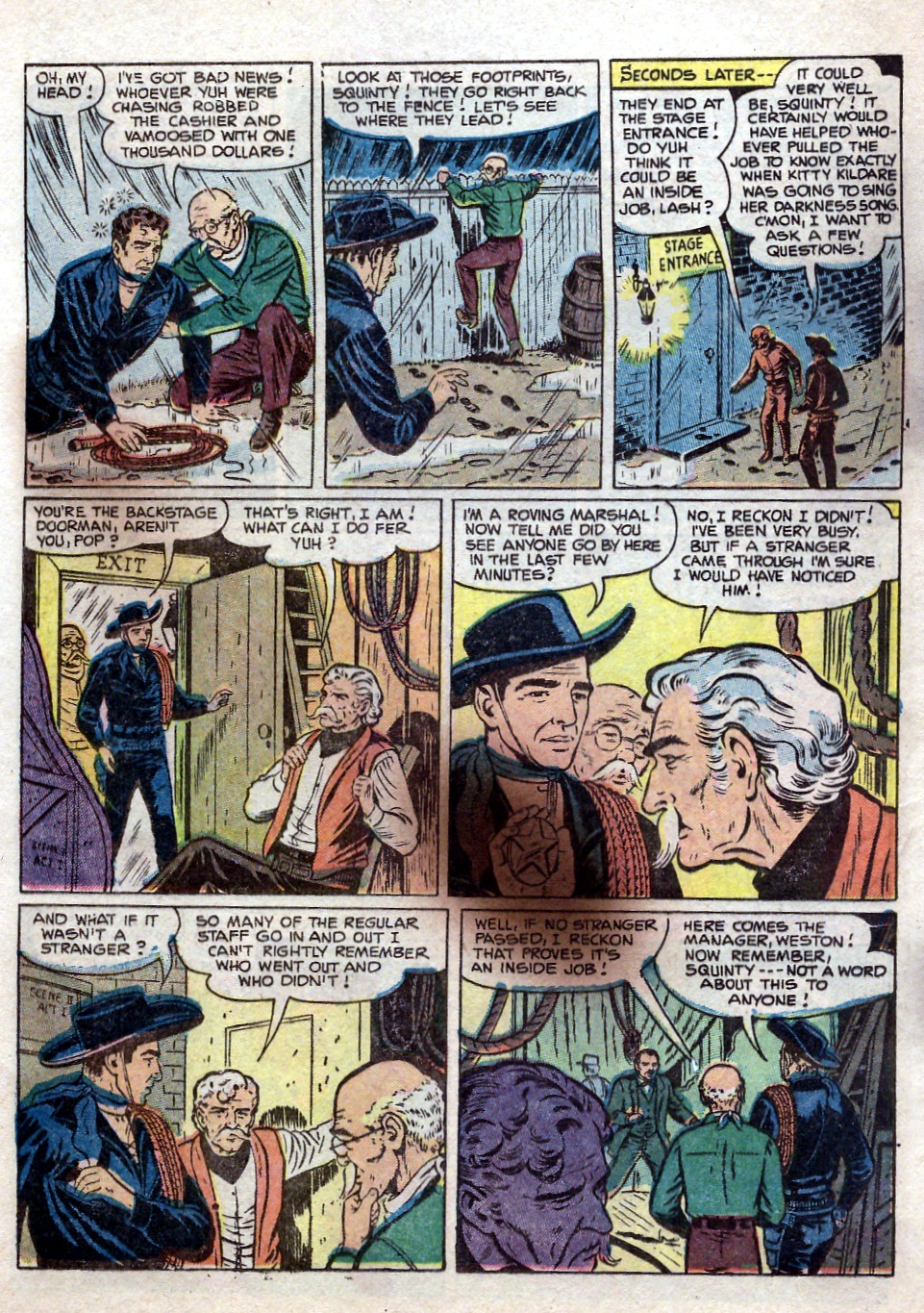Read online Lash Larue Western (1949) comic -  Issue #55 - 19