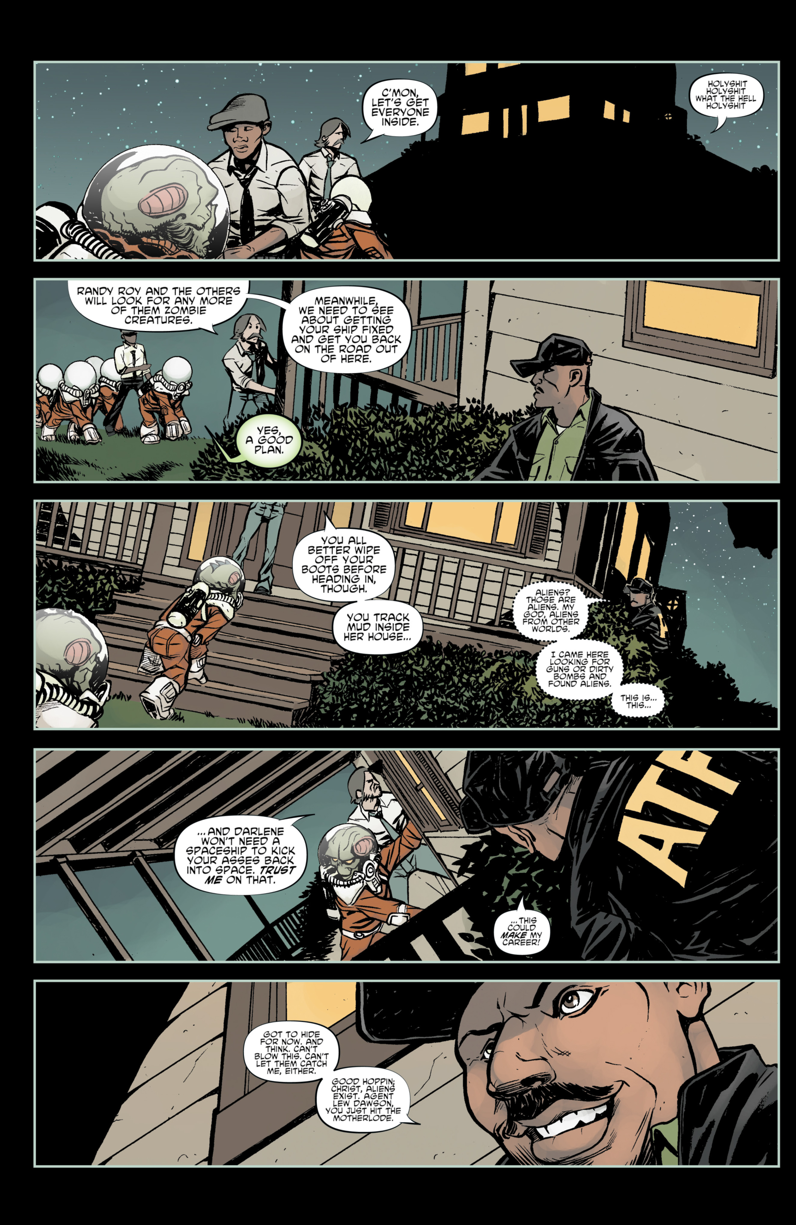 Read online The Colonized: Zombies vs. Aliens comic -  Issue # TPB - 37