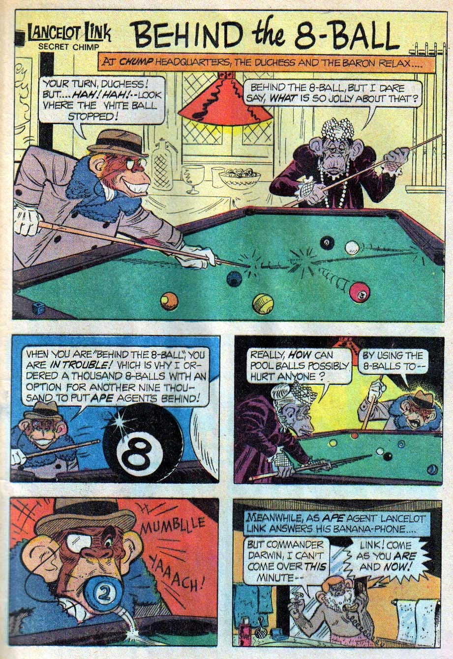 Read online Lancelot Link Secret Chimp comic -  Issue #5 - 7