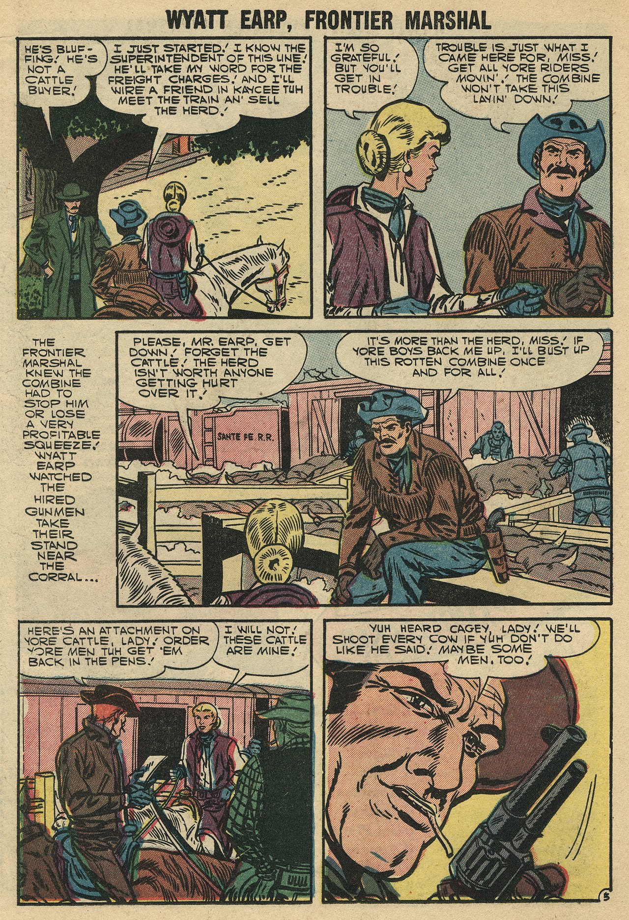 Read online Wyatt Earp Frontier Marshal comic -  Issue #16 - 16