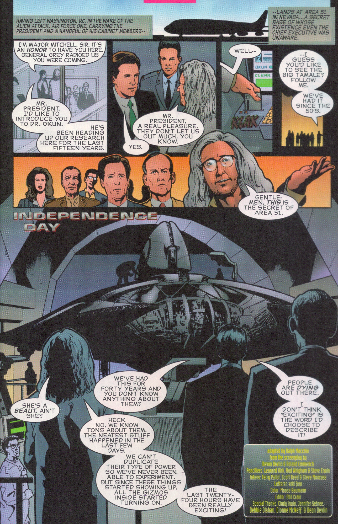 Read online Independence Day (1996) comic -  Issue #2 - 5