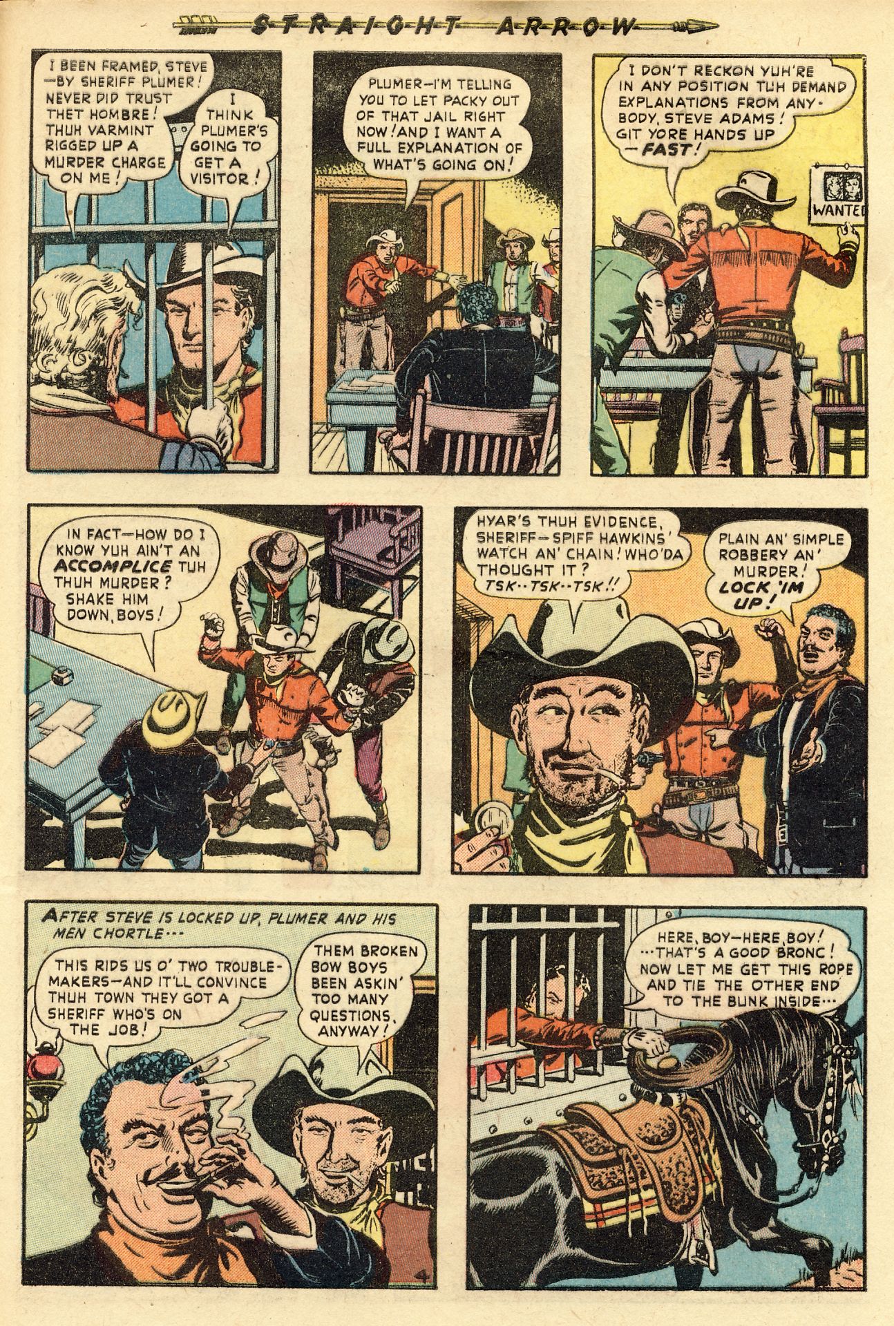 Read online Straight Arrow comic -  Issue #10 - 29