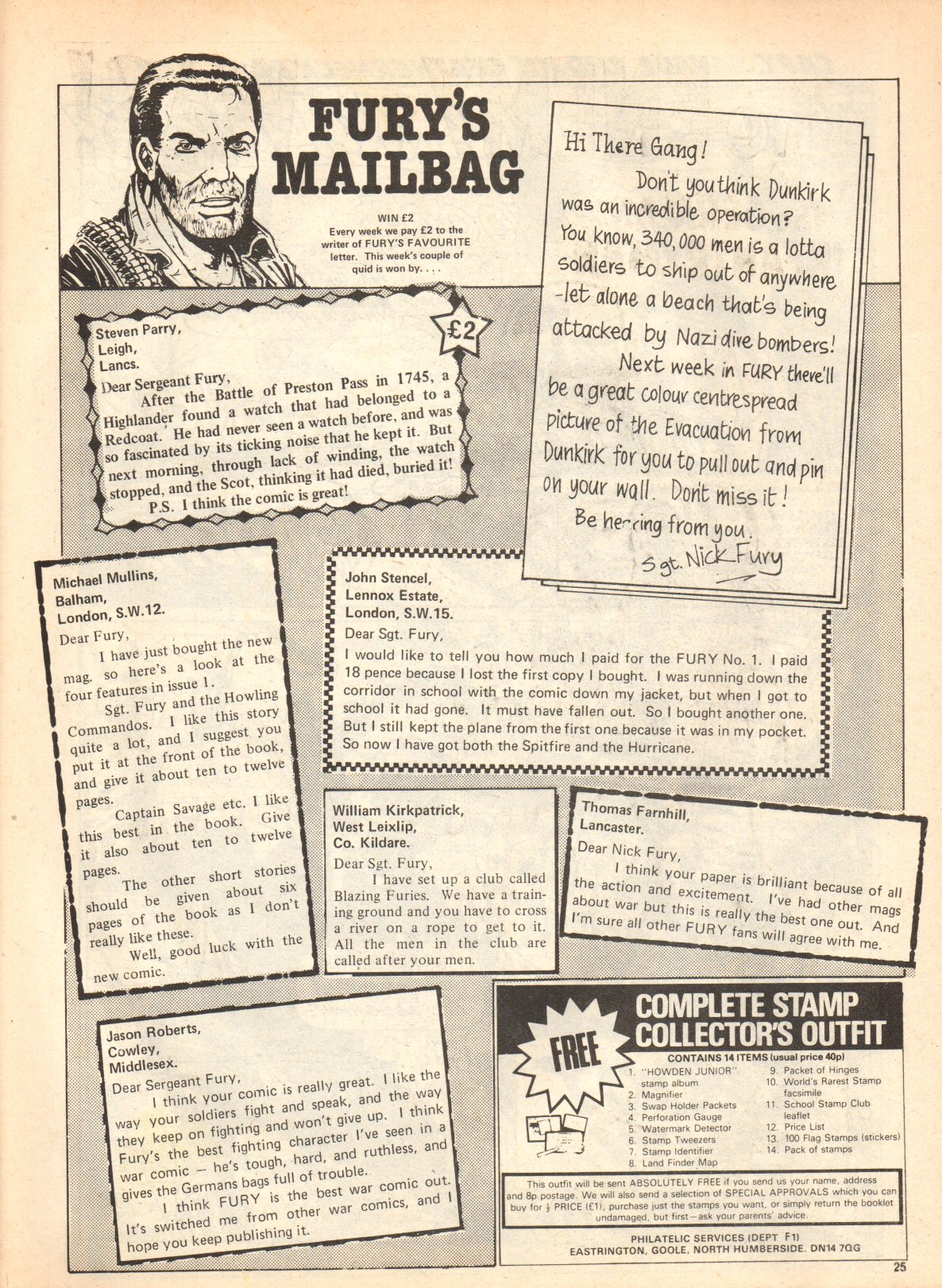 Read online Fury (1977) comic -  Issue #9 - 25