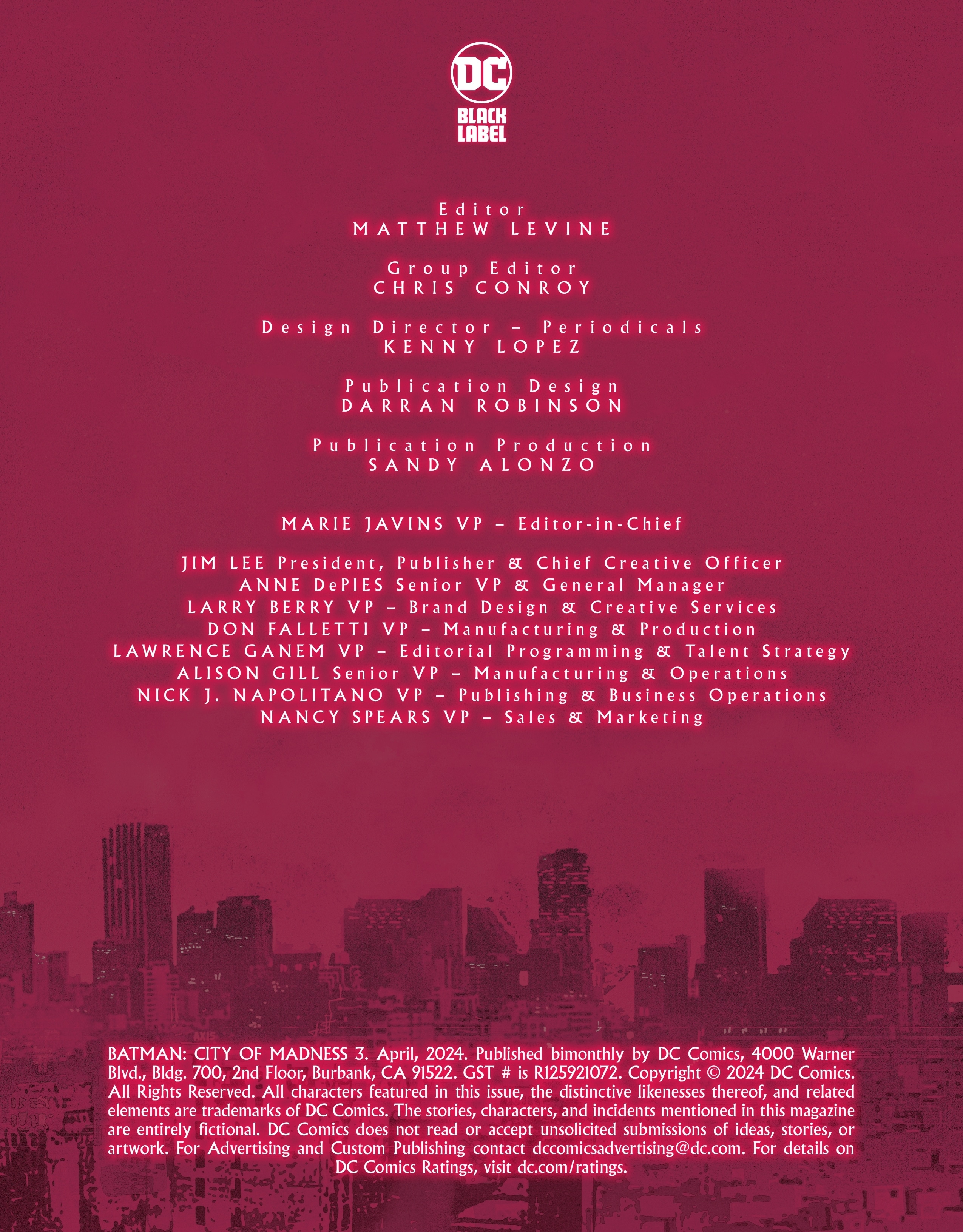 Read online Batman: City of Madness comic -  Issue #3 - 46