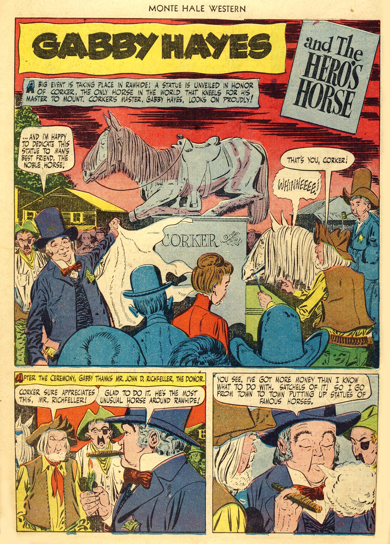 Read online Monte Hale Western comic -  Issue #53 - 9