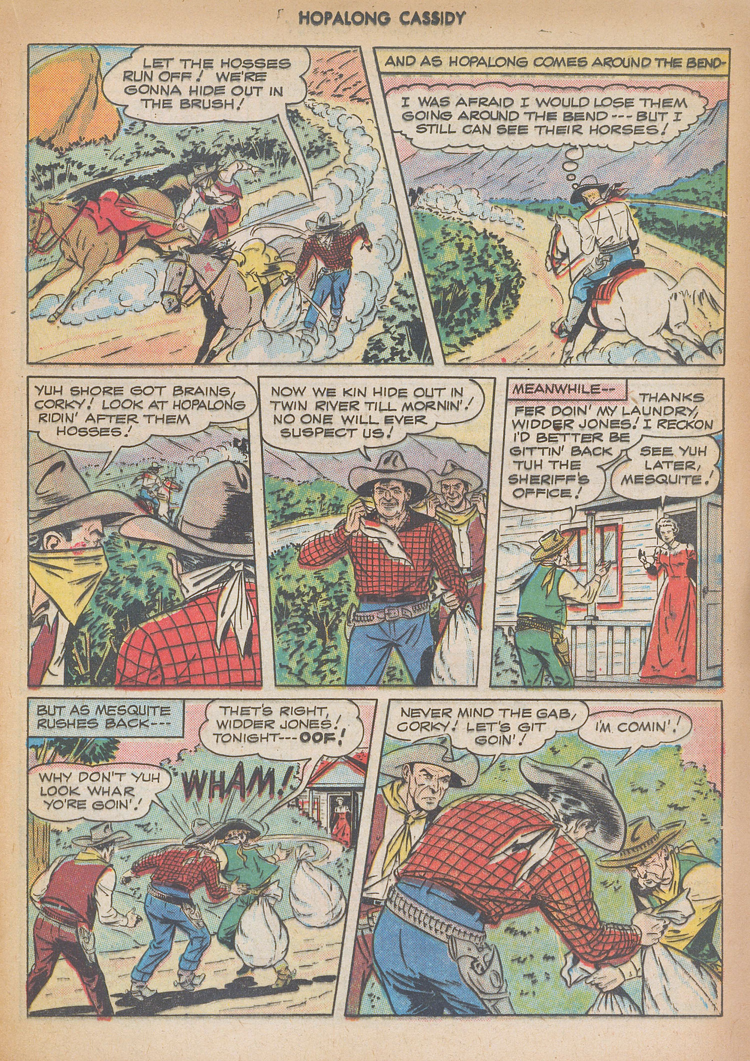 Read online Hopalong Cassidy comic -  Issue #17 - 17