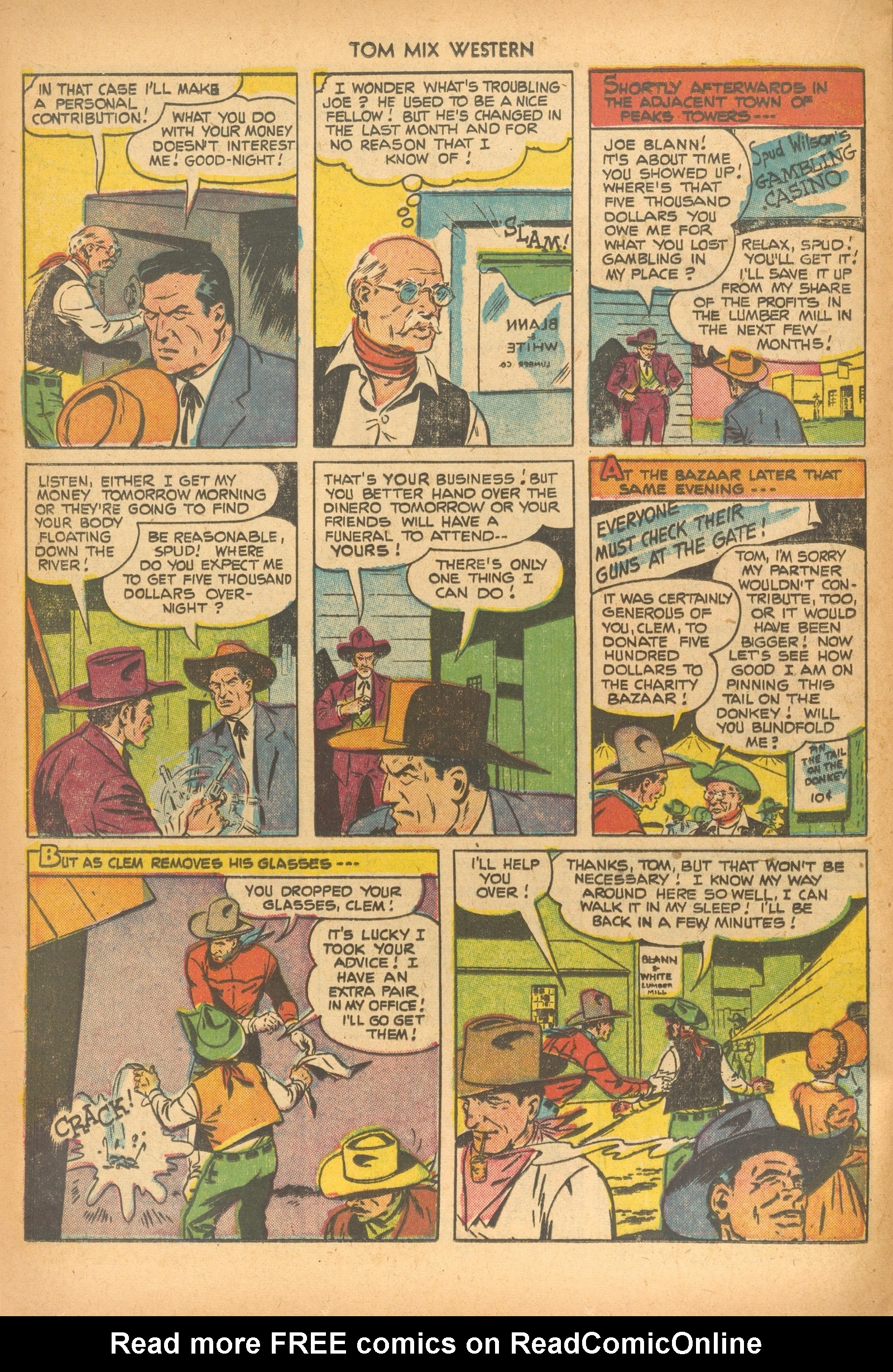 Read online Tom Mix Western (1948) comic -  Issue #49 - 16