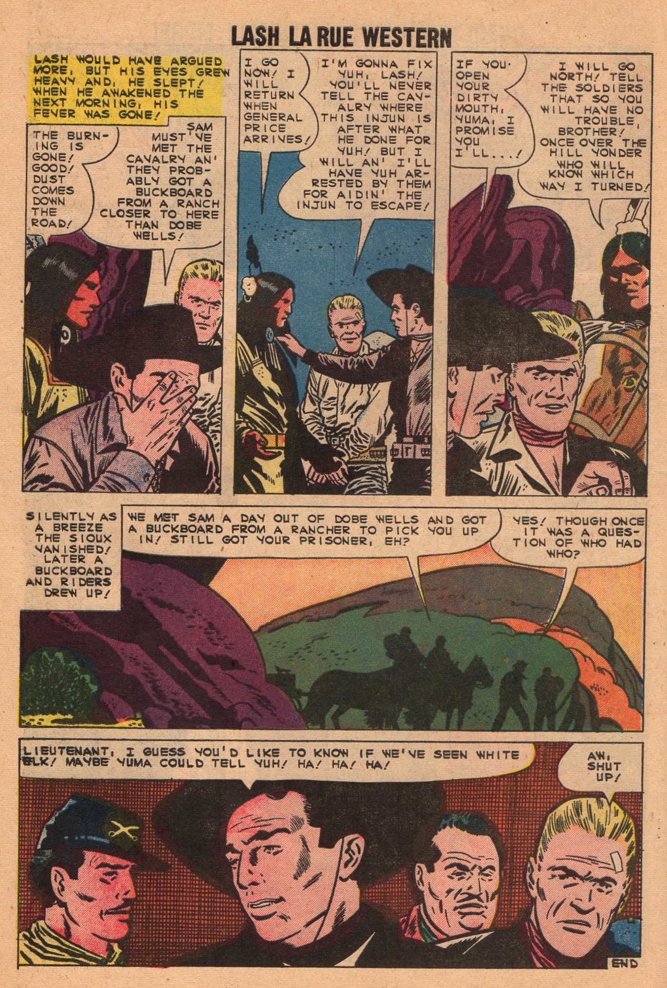 Read online Lash Larue Western (1949) comic -  Issue #78 - 10