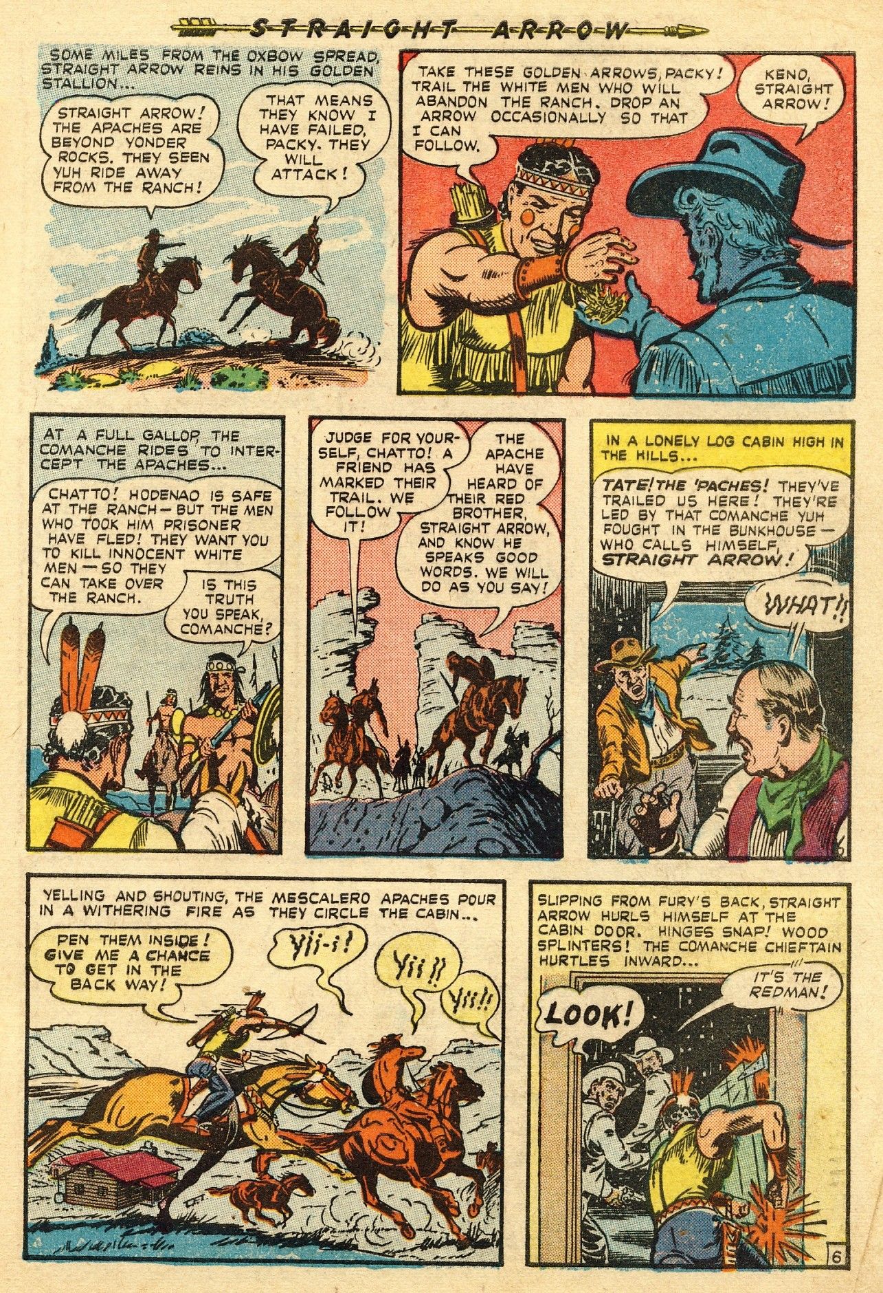 Read online Straight Arrow comic -  Issue #1 - 33