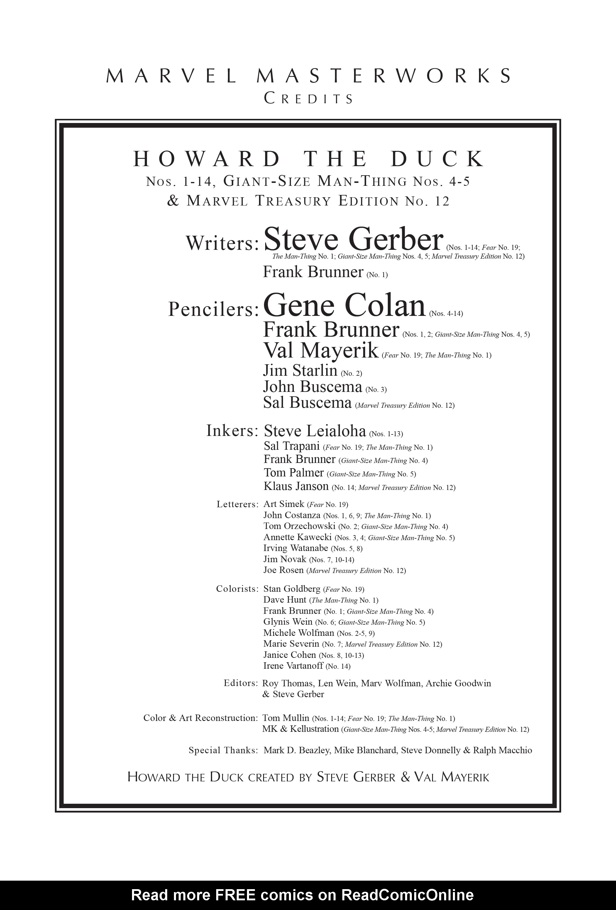 Read online Marvel Masterworks: Howard the Duck comic -  Issue # TPB 1 (Part 1) - 4
