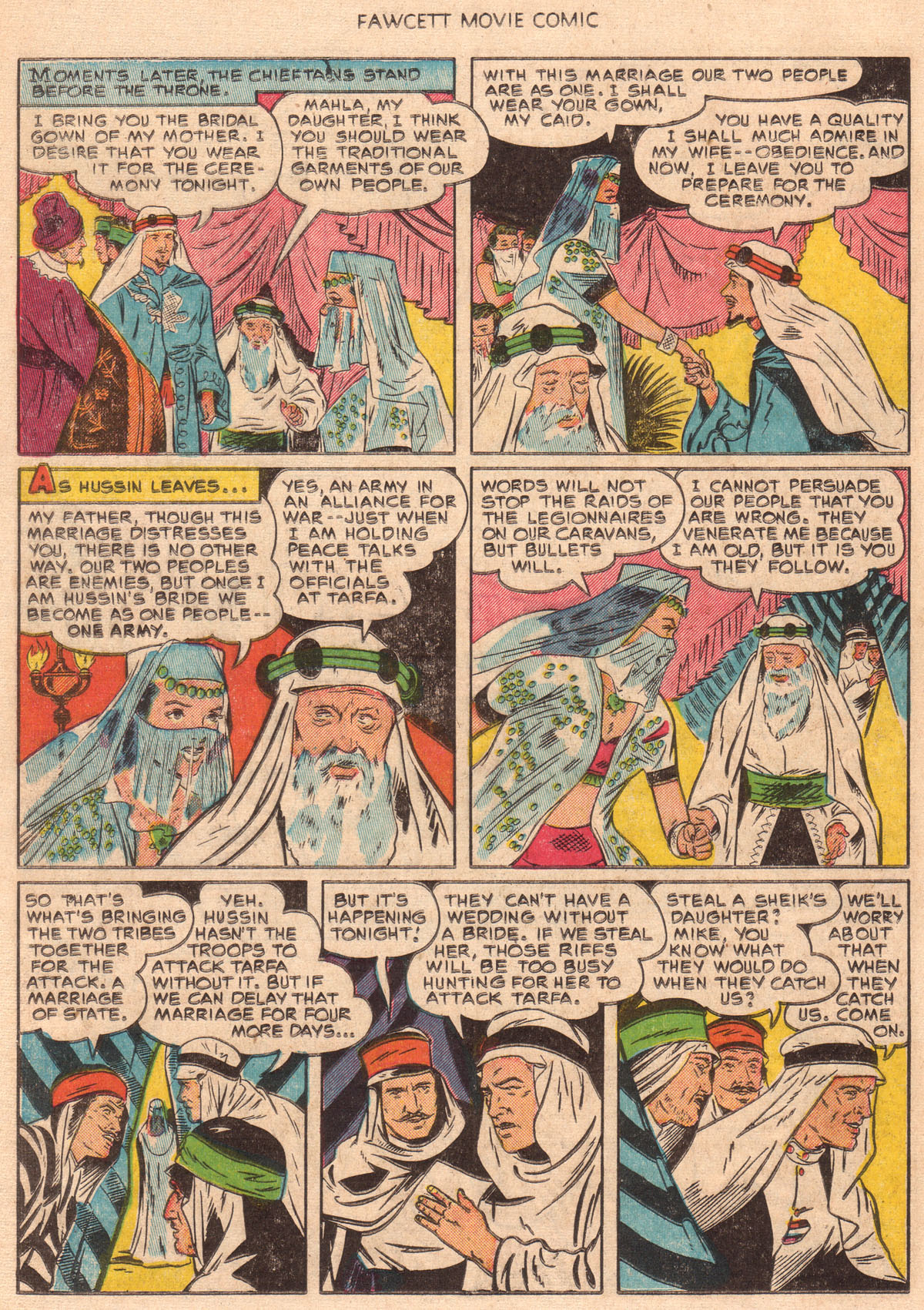 Read online Fawcett Movie Comic comic -  Issue #16 - 17