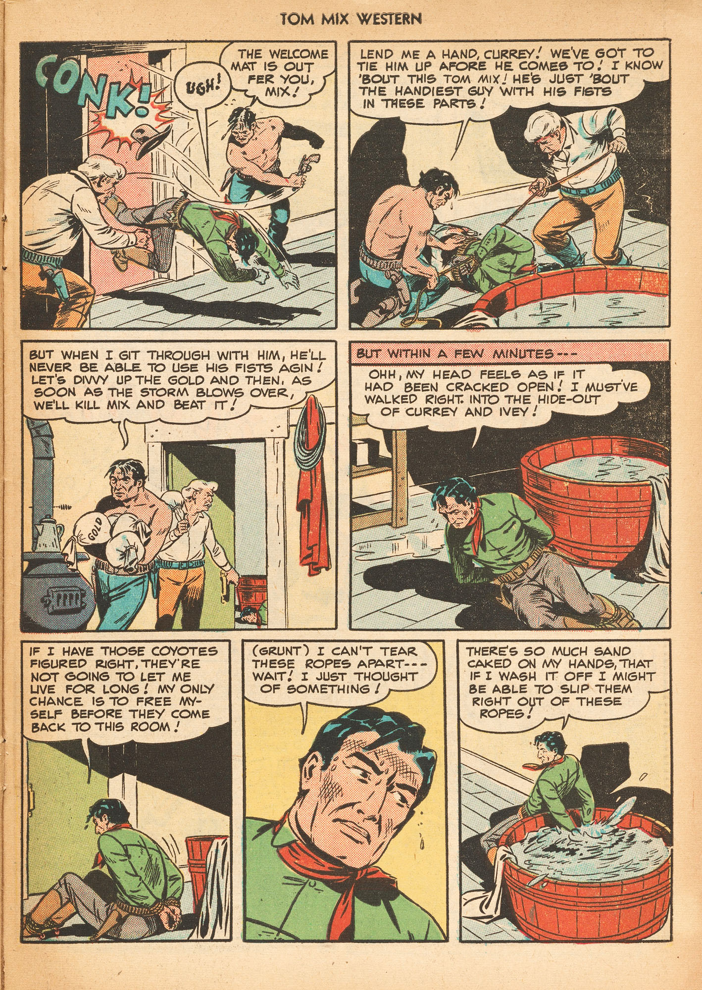 Read online Tom Mix Western (1948) comic -  Issue #15 - 47