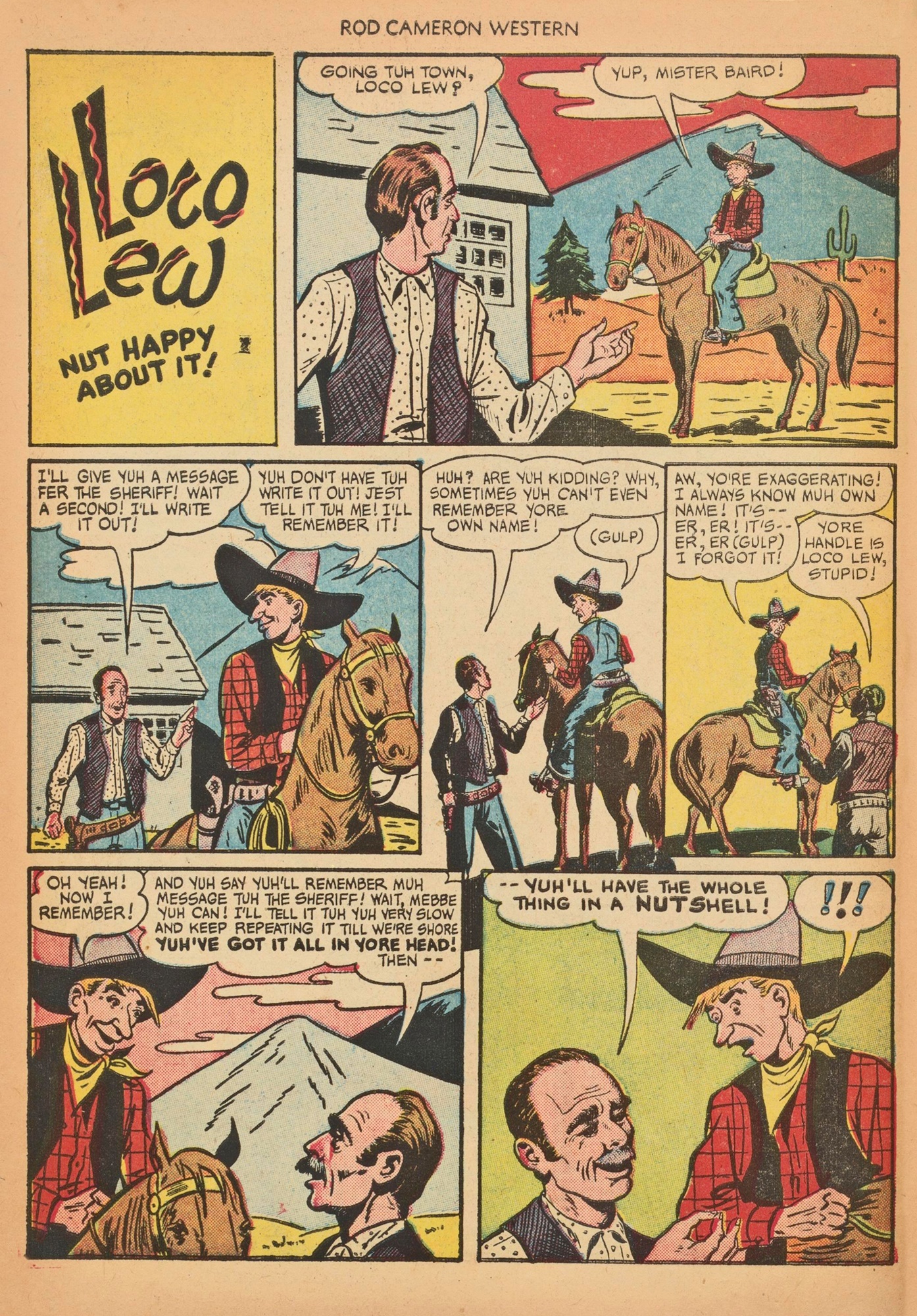 Read online Rod Cameron Western comic -  Issue #8 - 30