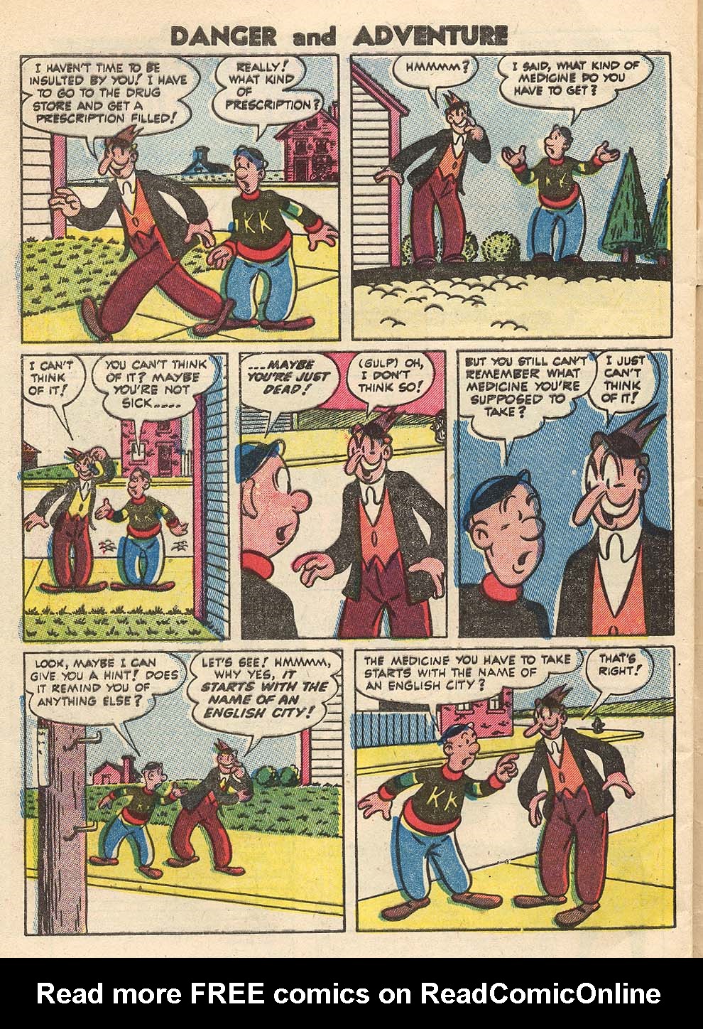 Read online Danger and Adventure comic -  Issue #24 - 32