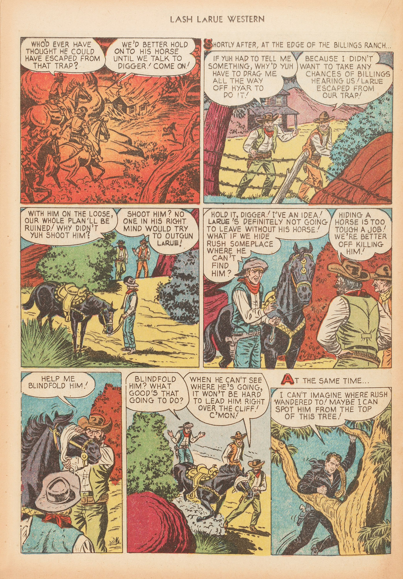 Read online Lash Larue Western (1949) comic -  Issue #16 - 20